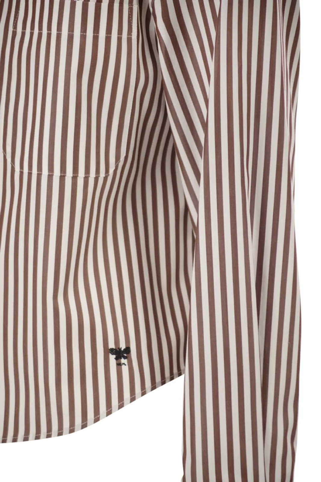 Weekend Max Mara Wkdpanetto - Pure Cotton Striped Shirt
