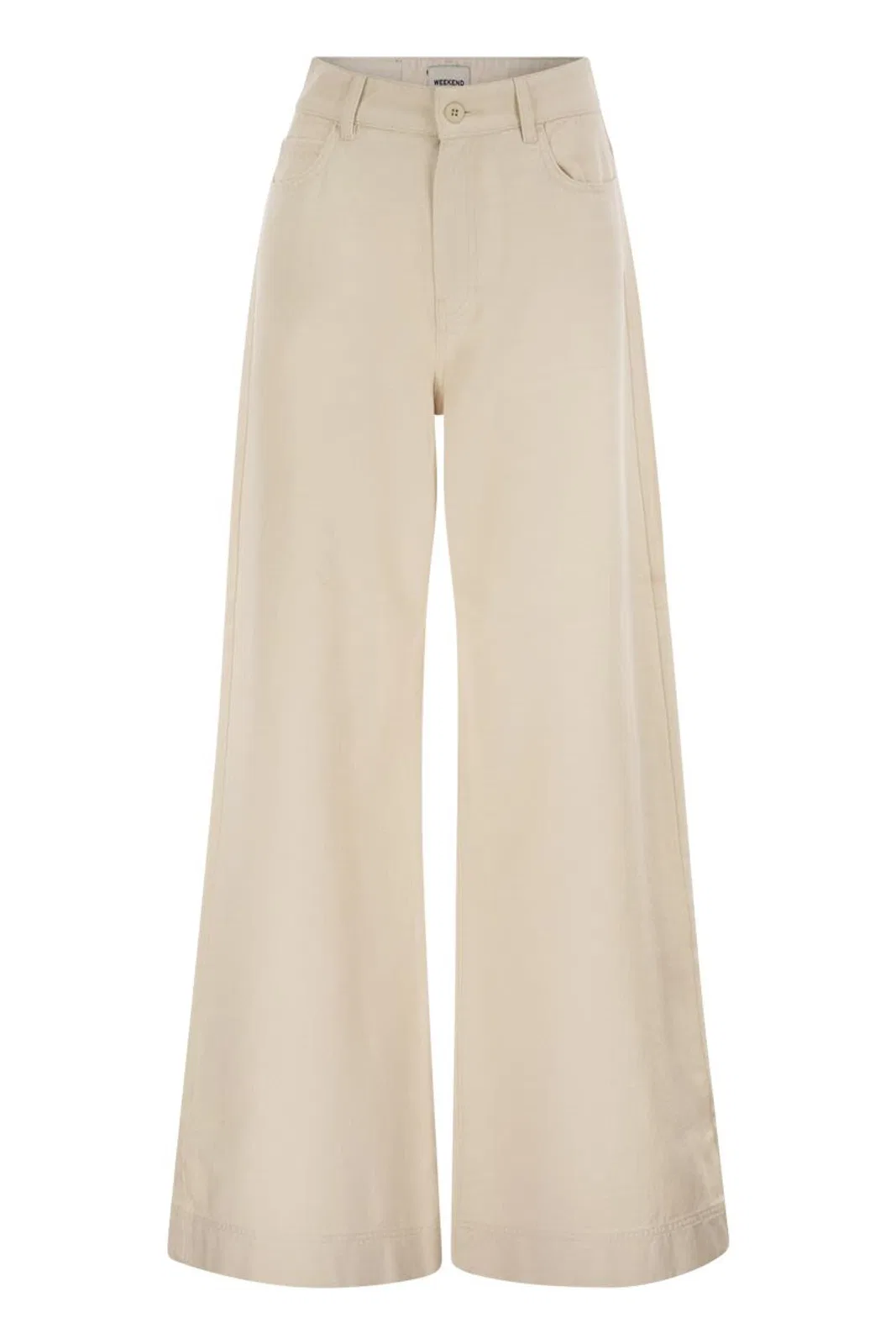 Weekend Max Mara Wkdcanneti - Wide-Leg Cotton Denim Jeans