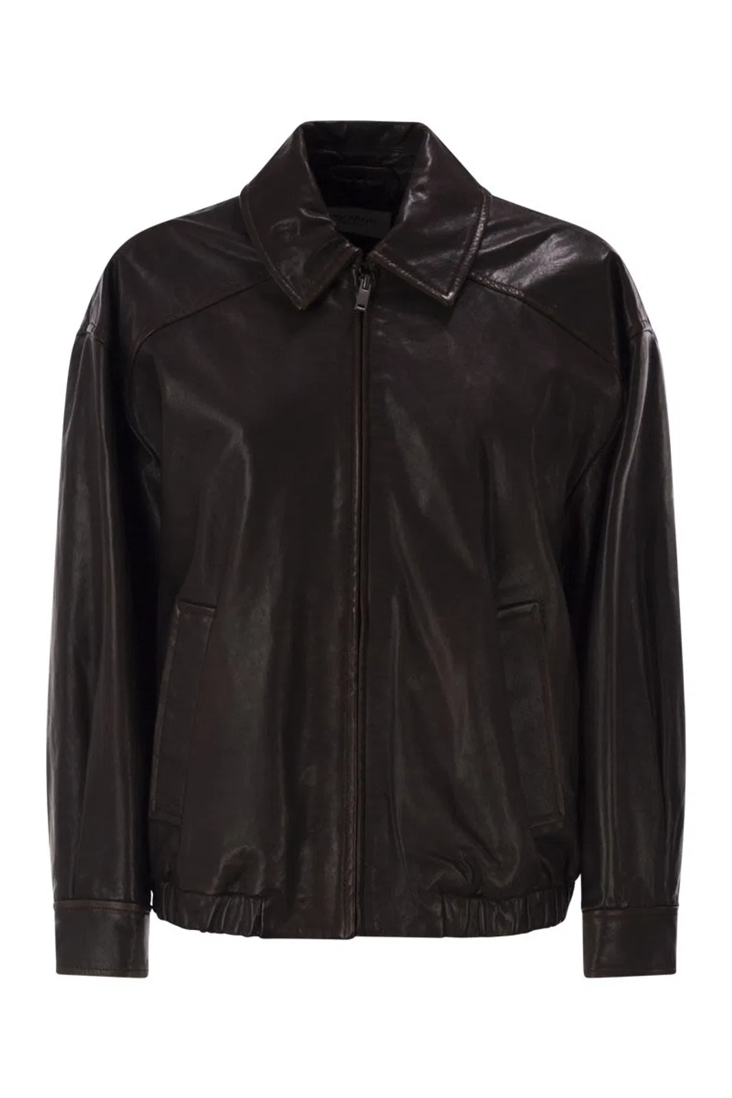 Weekend Max Mara Wkdcose - Lamb Leather Bomber Jacket