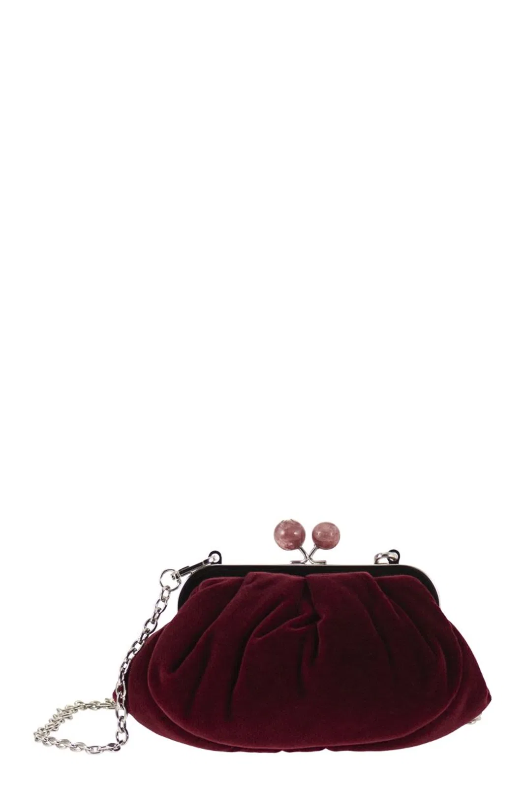 Weekend Max Mara Wkagiochi - Velvet Clutch With Chain Str