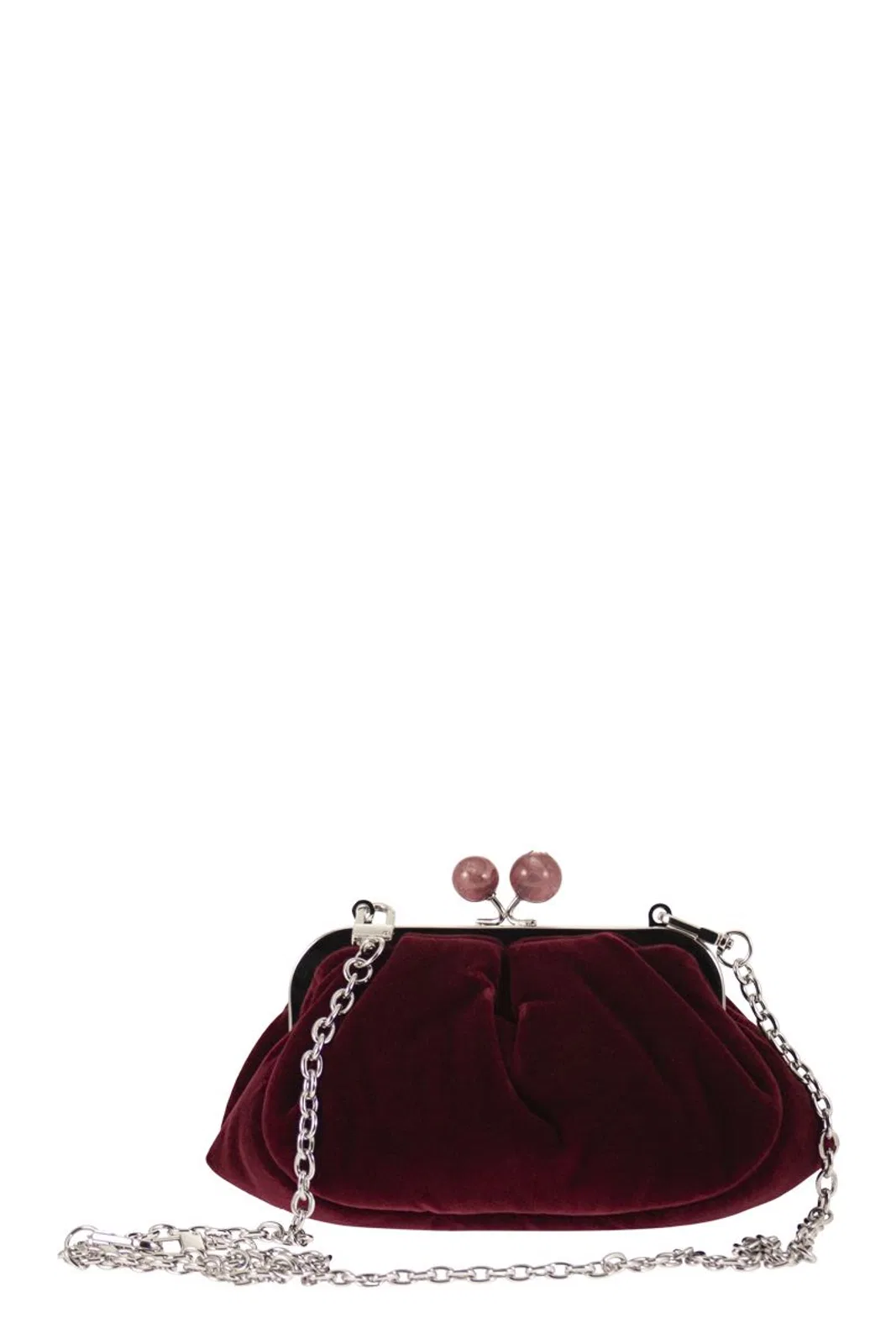 Weekend Max Mara Wkagiochi - Velvet Clutch With Chain Str