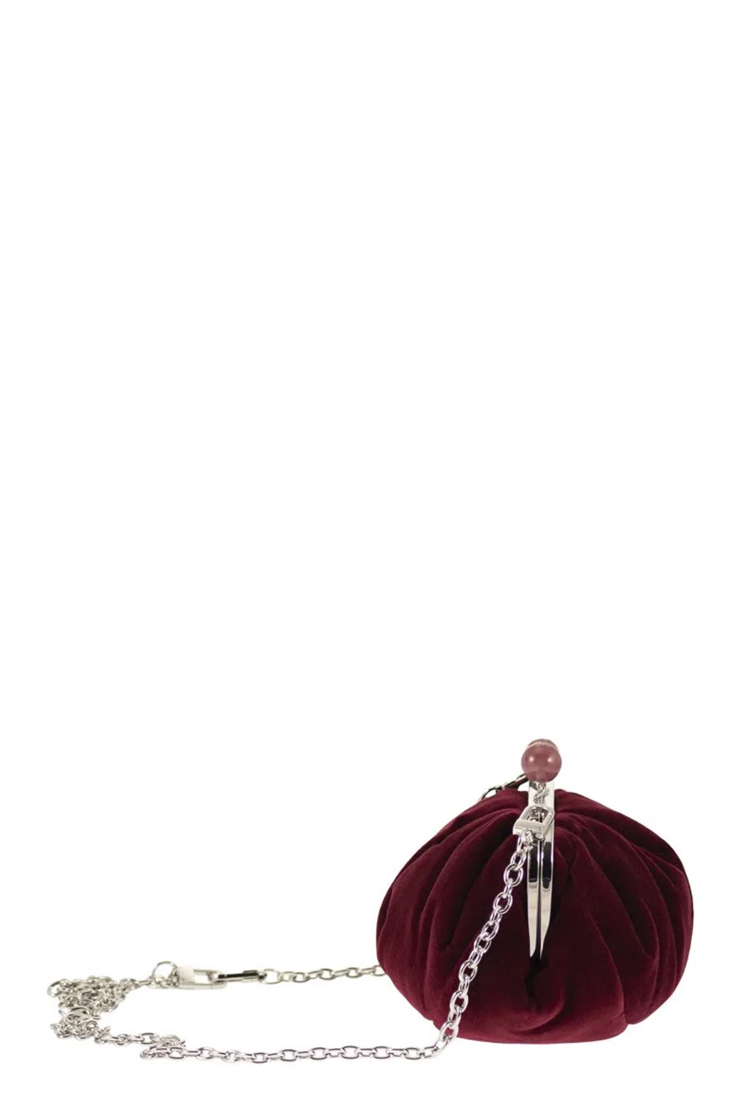 Weekend Max Mara Wkagiochi - Velvet Clutch With Chain Str