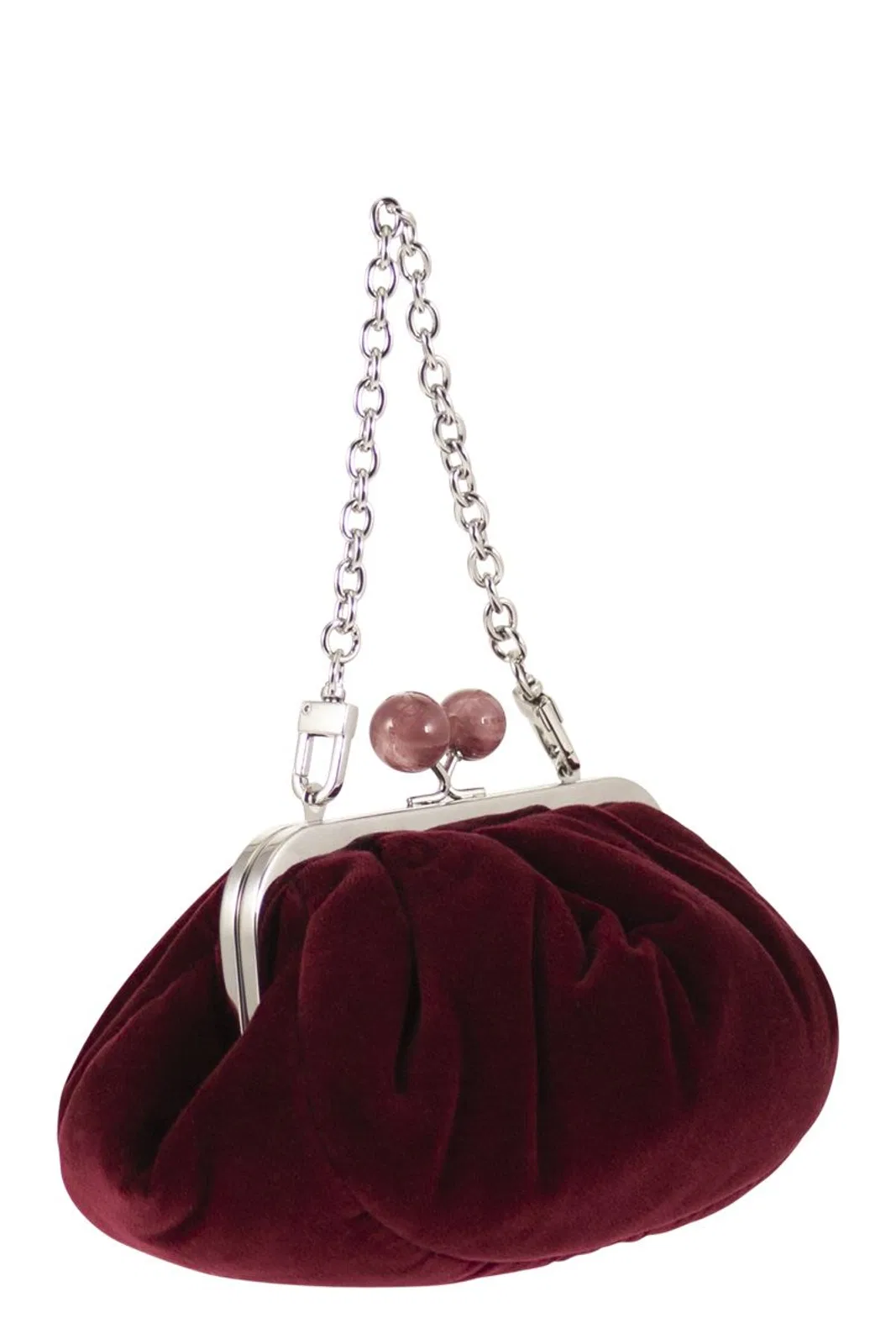 Weekend Max Mara Wkagiochi - Velvet Clutch With Chain Str