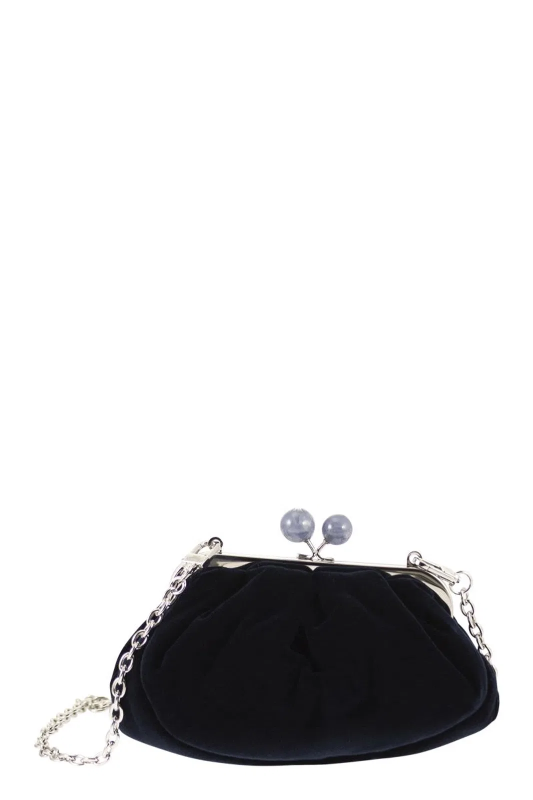Weekend Max Mara Wkagiochi - Velvet Clutch With Chain Str