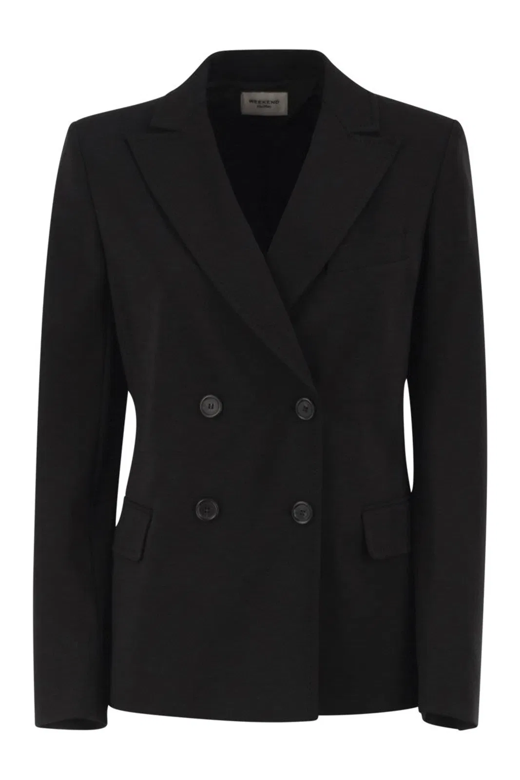 Weekend Max Mara Wkdcolibri - Stretch Double-Breasted Bla
