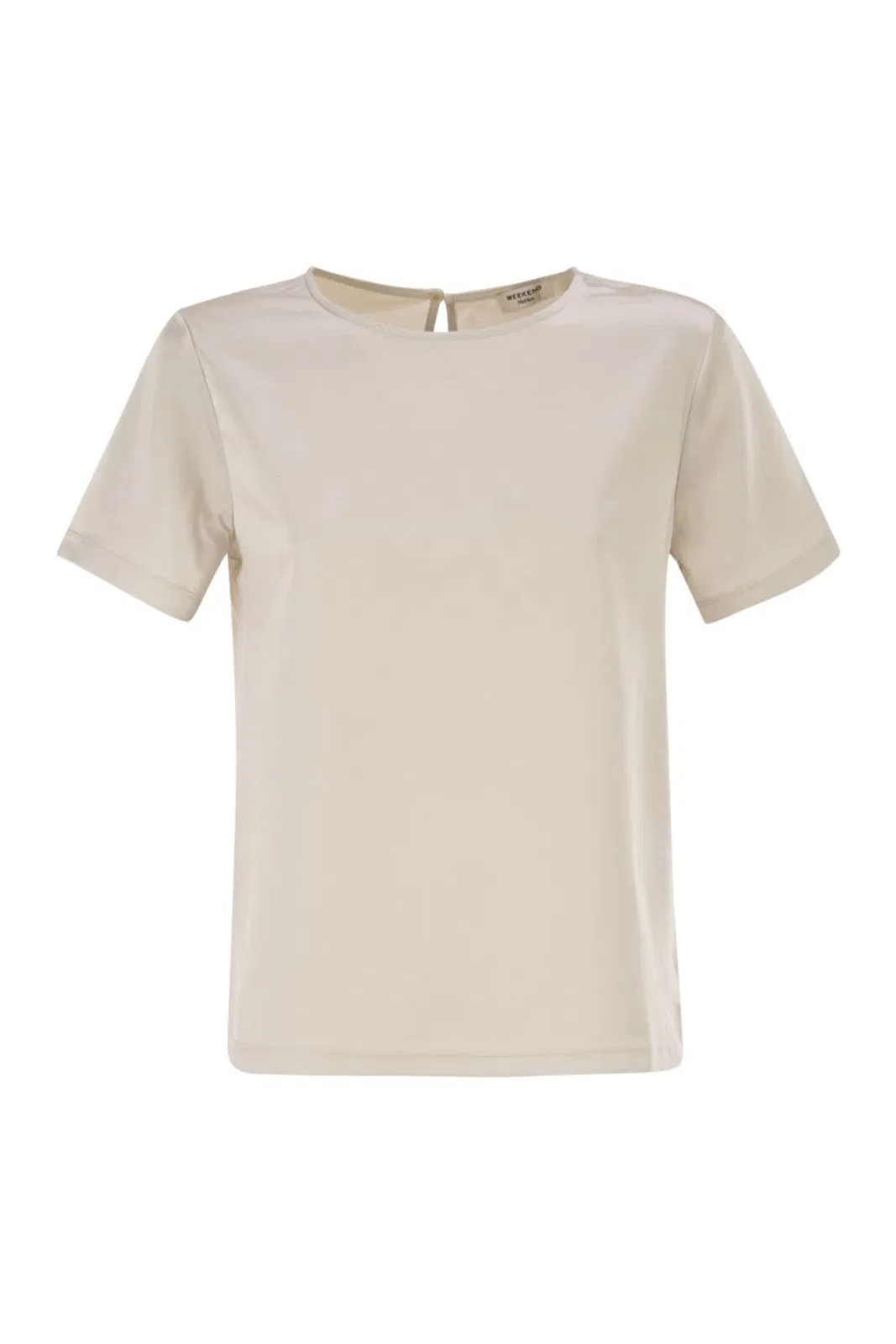 Weekend Max Mara Wkdgilbert - Satin And Jersey T-Shirt