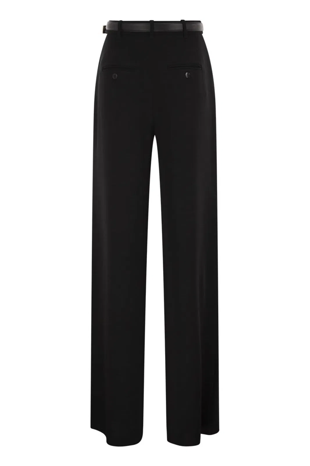 Max Mara Mstamico – Wide-Leg Palazzo Trousers Wit
