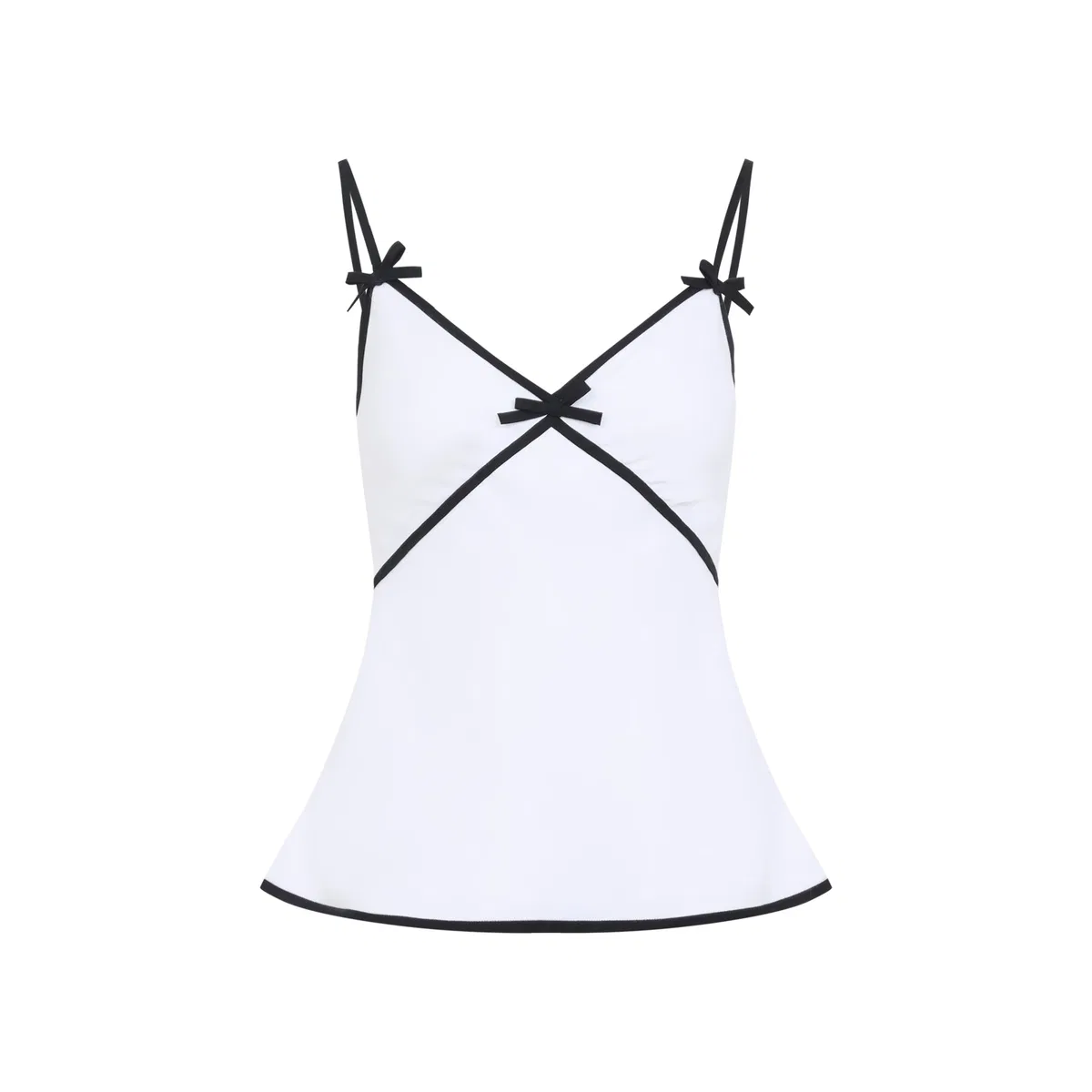Moschino Couture White Bow Top