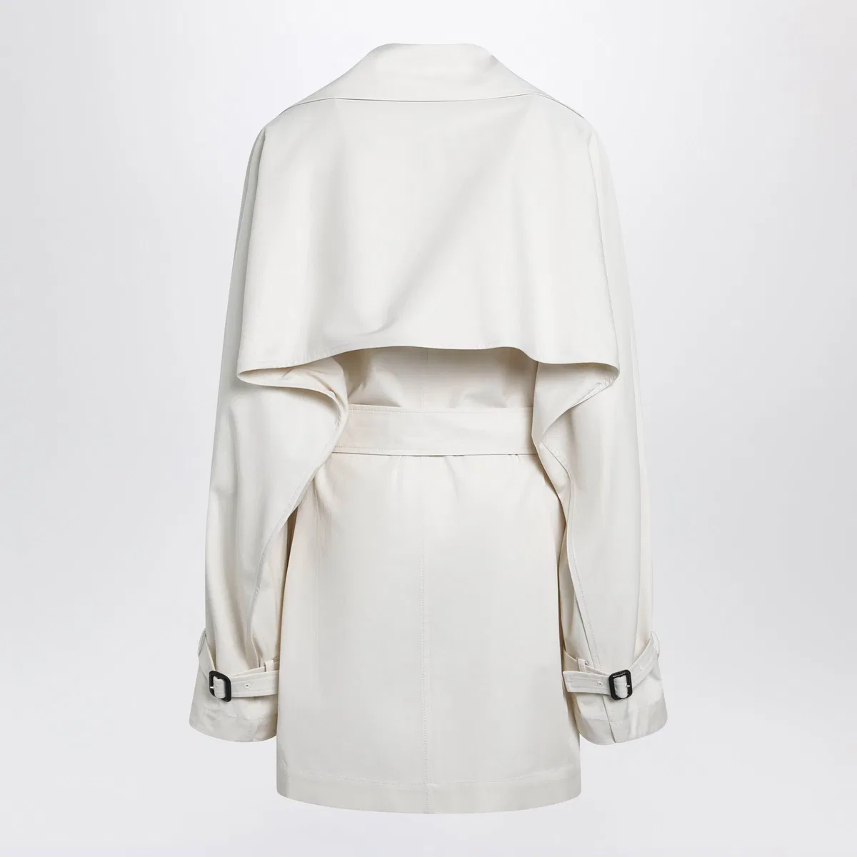 Toteme Ivory Doublebreasted Cotton Trench Coat