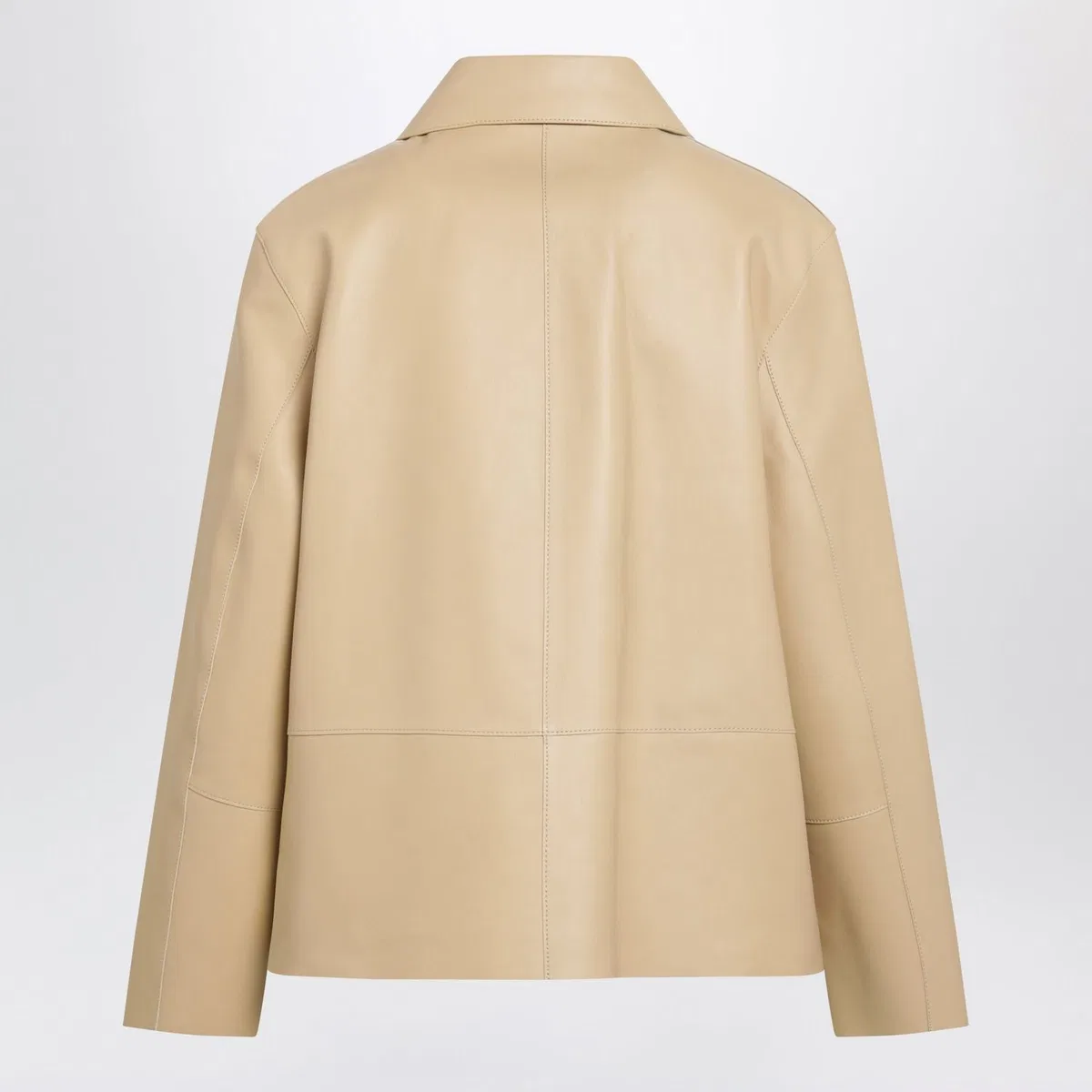 Toteme Light Beige Lamb Leather Jacket