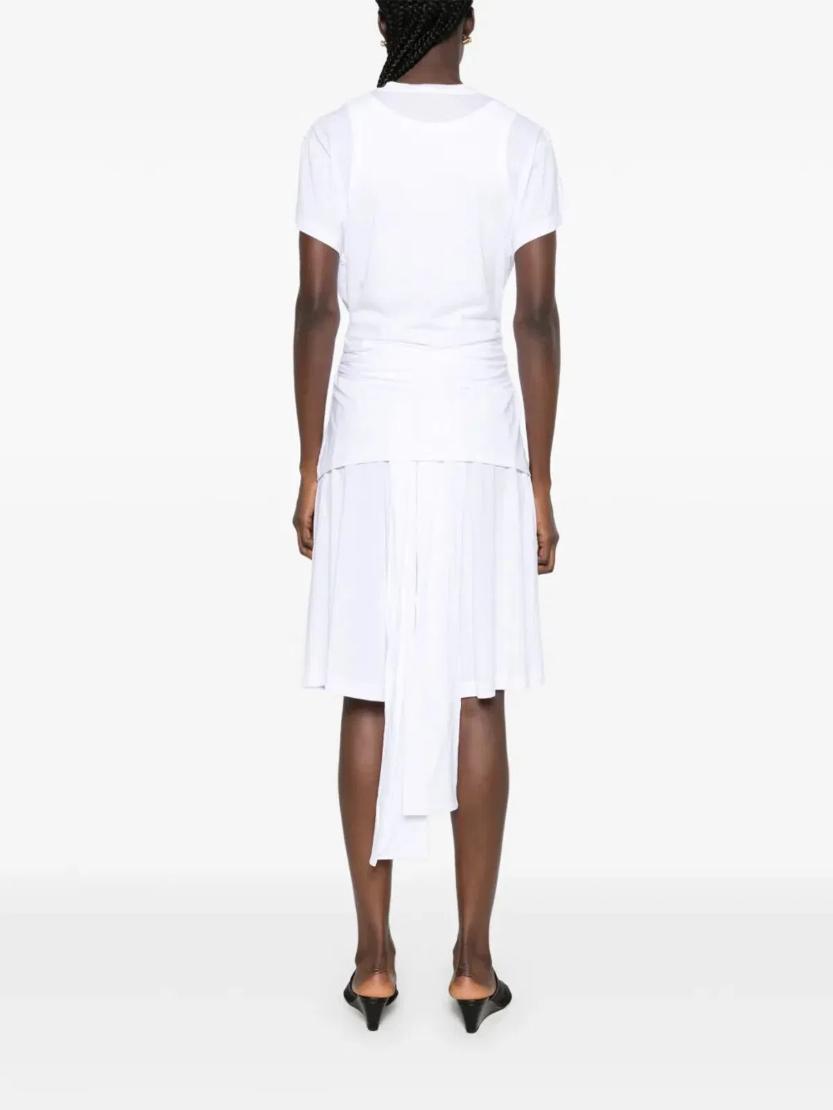 Toteme "Tie Waist" Jersey Top