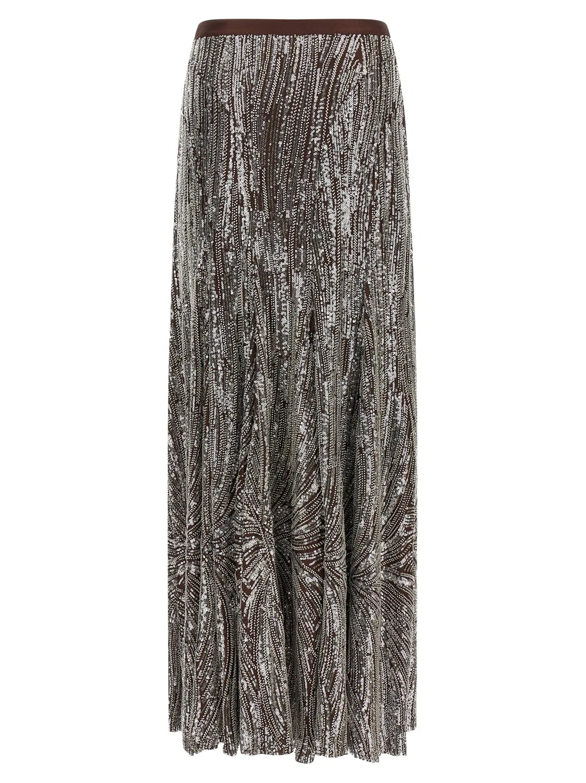 Paco Rabanne Sequin And Pearl Skirt