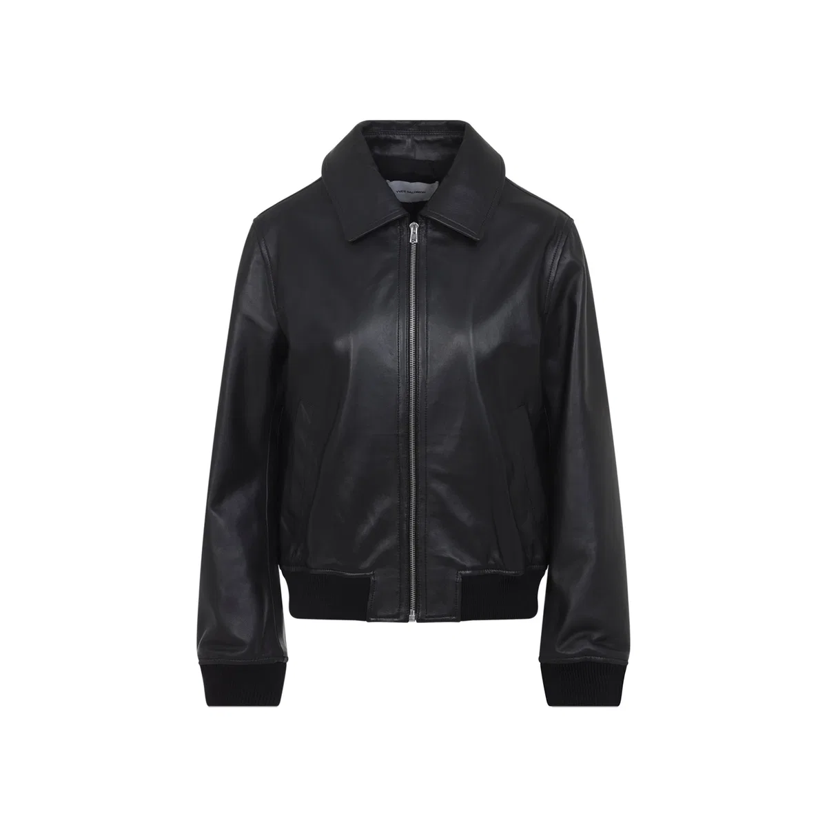 Yves Salomon Black Lamb Leather Jacket