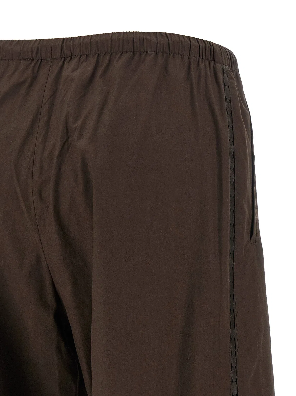 Yves Salomon Leather Insert Pants