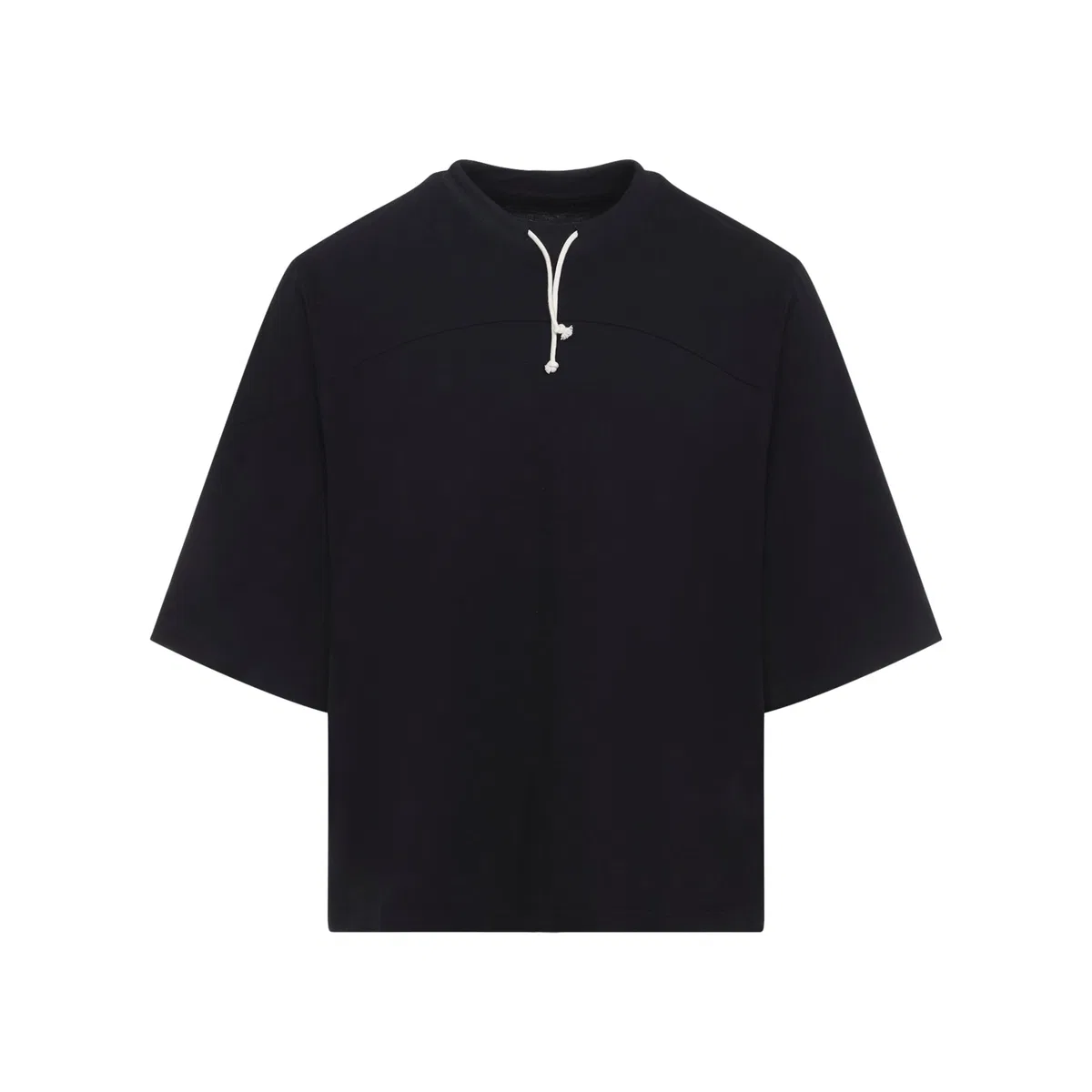 Mordecai Black Cotton Cord Band T-Shirt