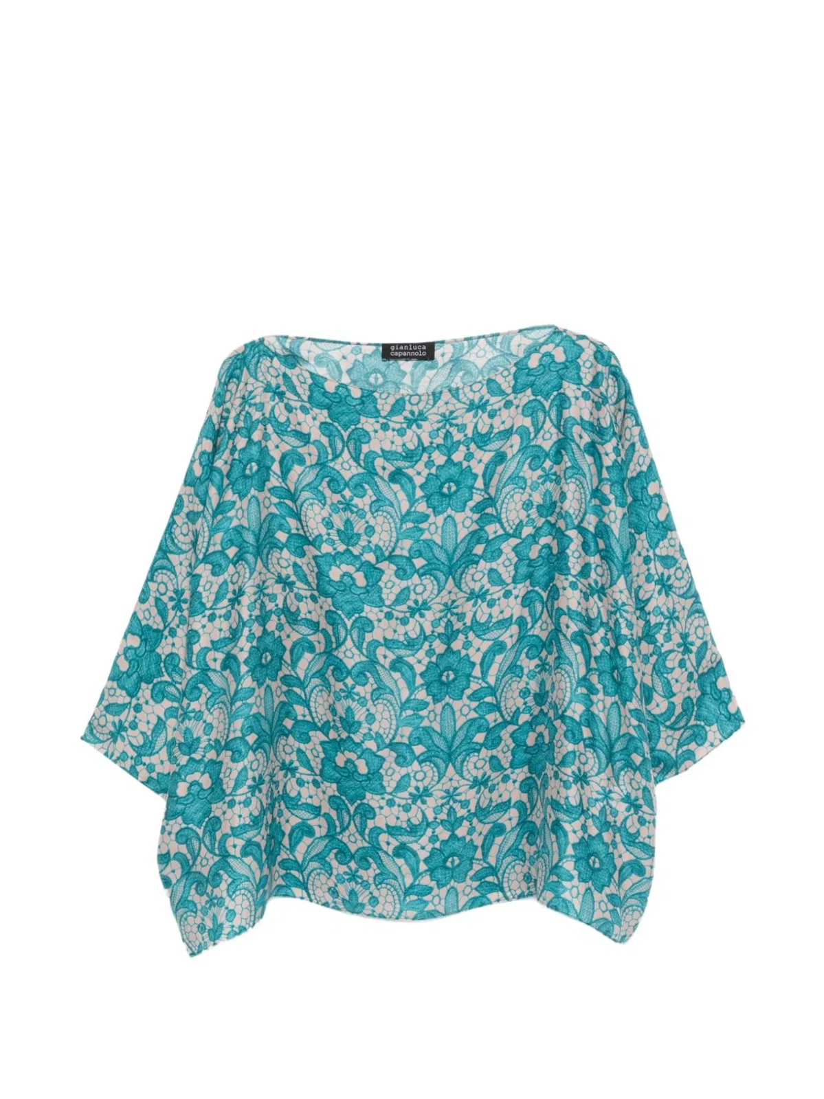 Gianluca Capannolo Laura Printed Silk Blouse