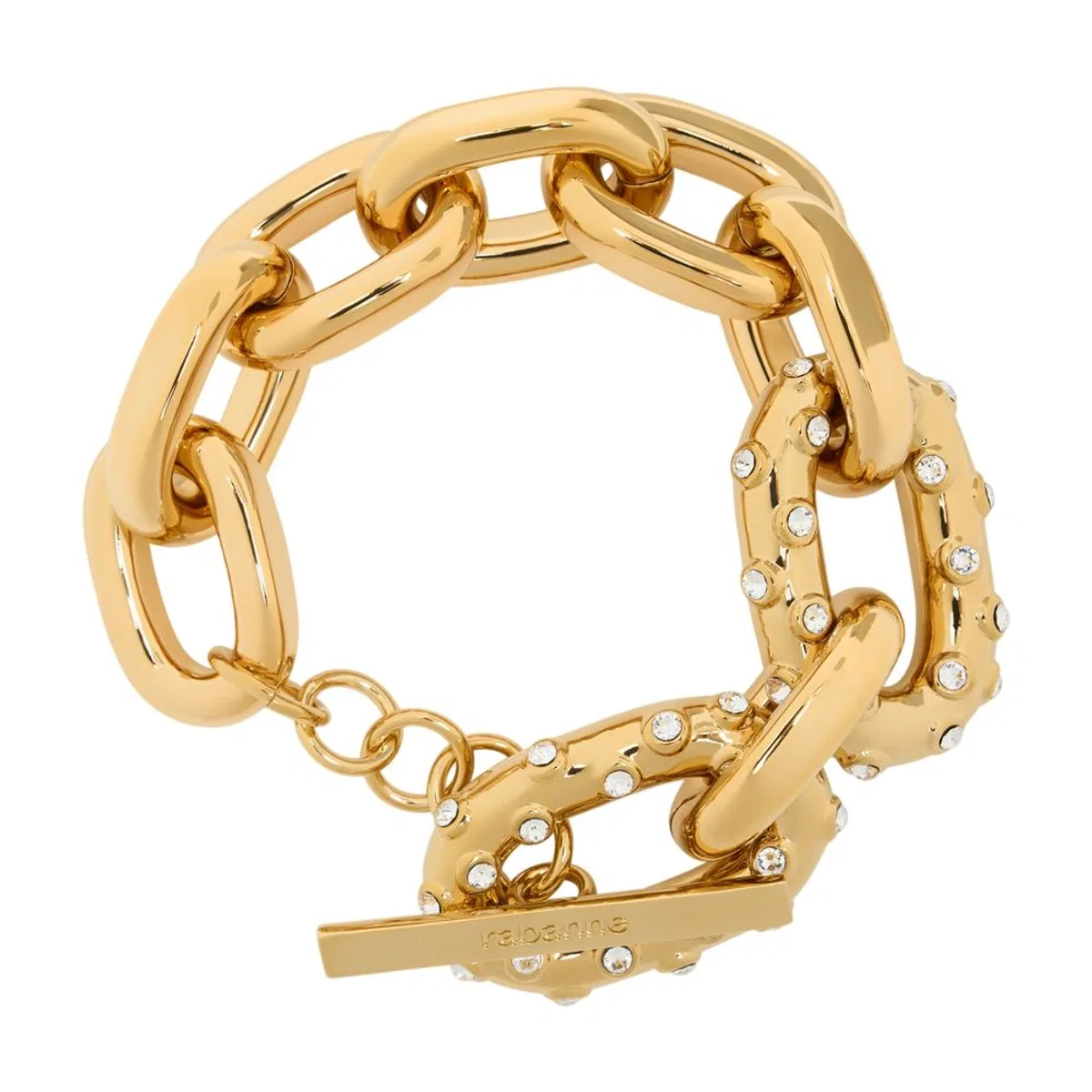 Paco Rabanne Gold Aluminium Bracelet