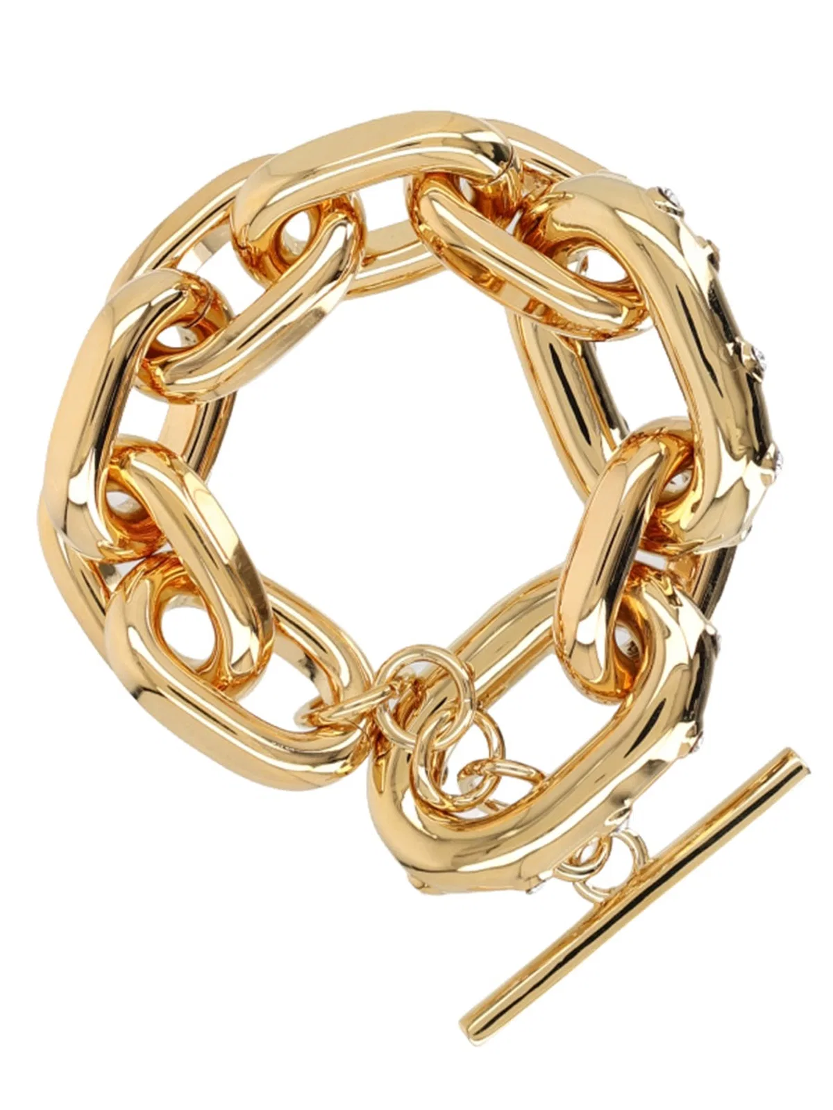 Paco Rabanne Gold Aluminium Bracelet