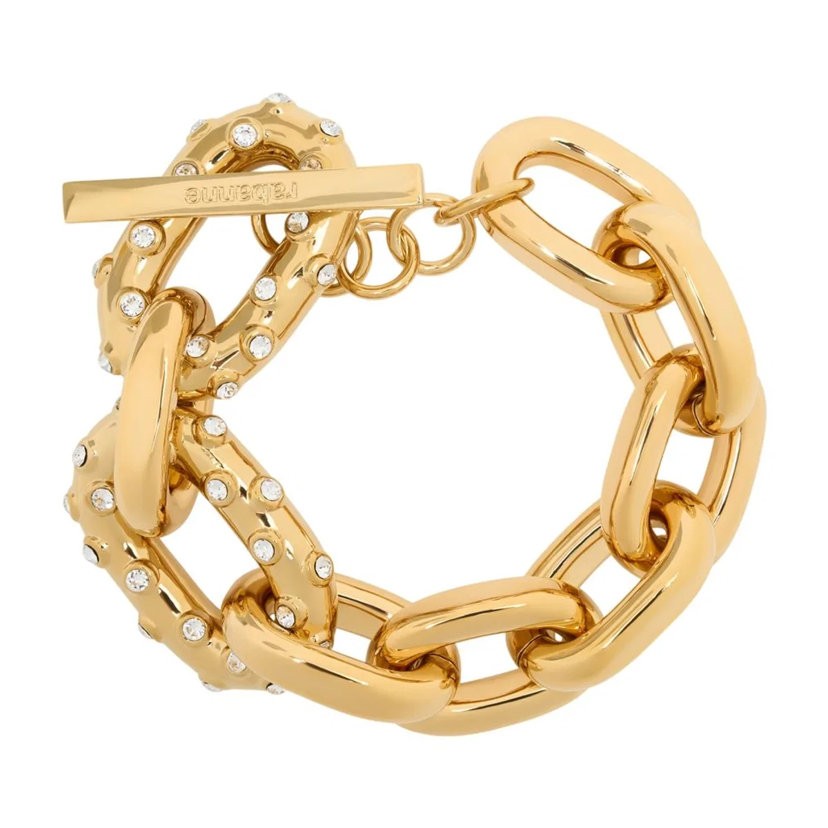 Paco Rabanne Gold Aluminium Bracelet