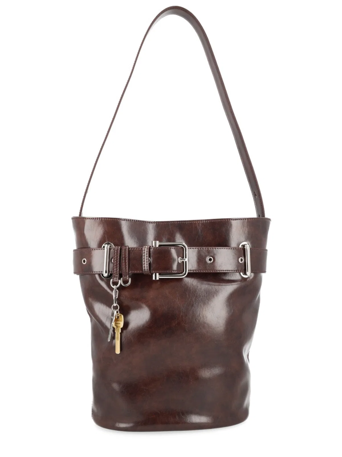 Osoi Brown Cow Leather Shoulder Bag