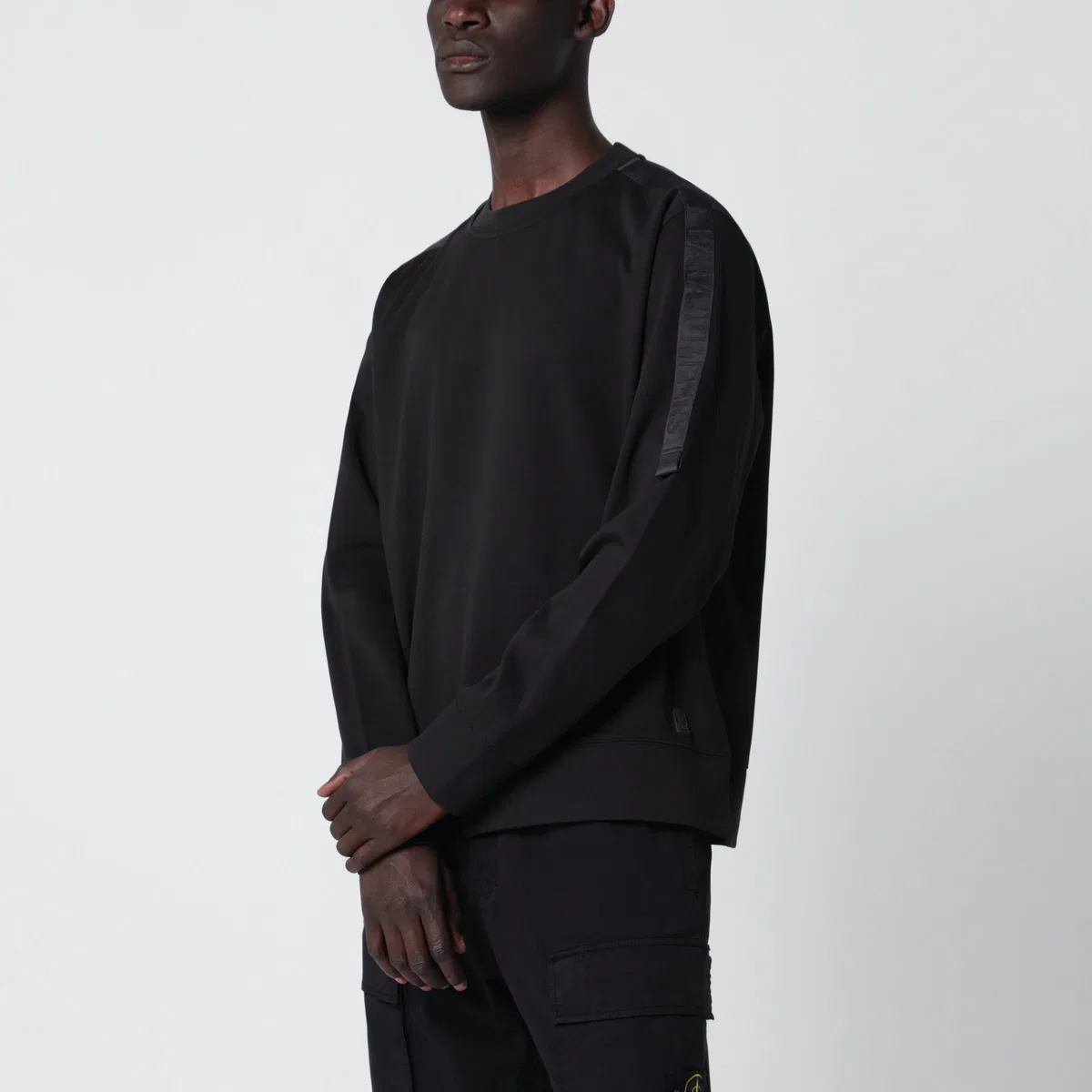 Parajumpers Black Sweatshirt With Logo Detail