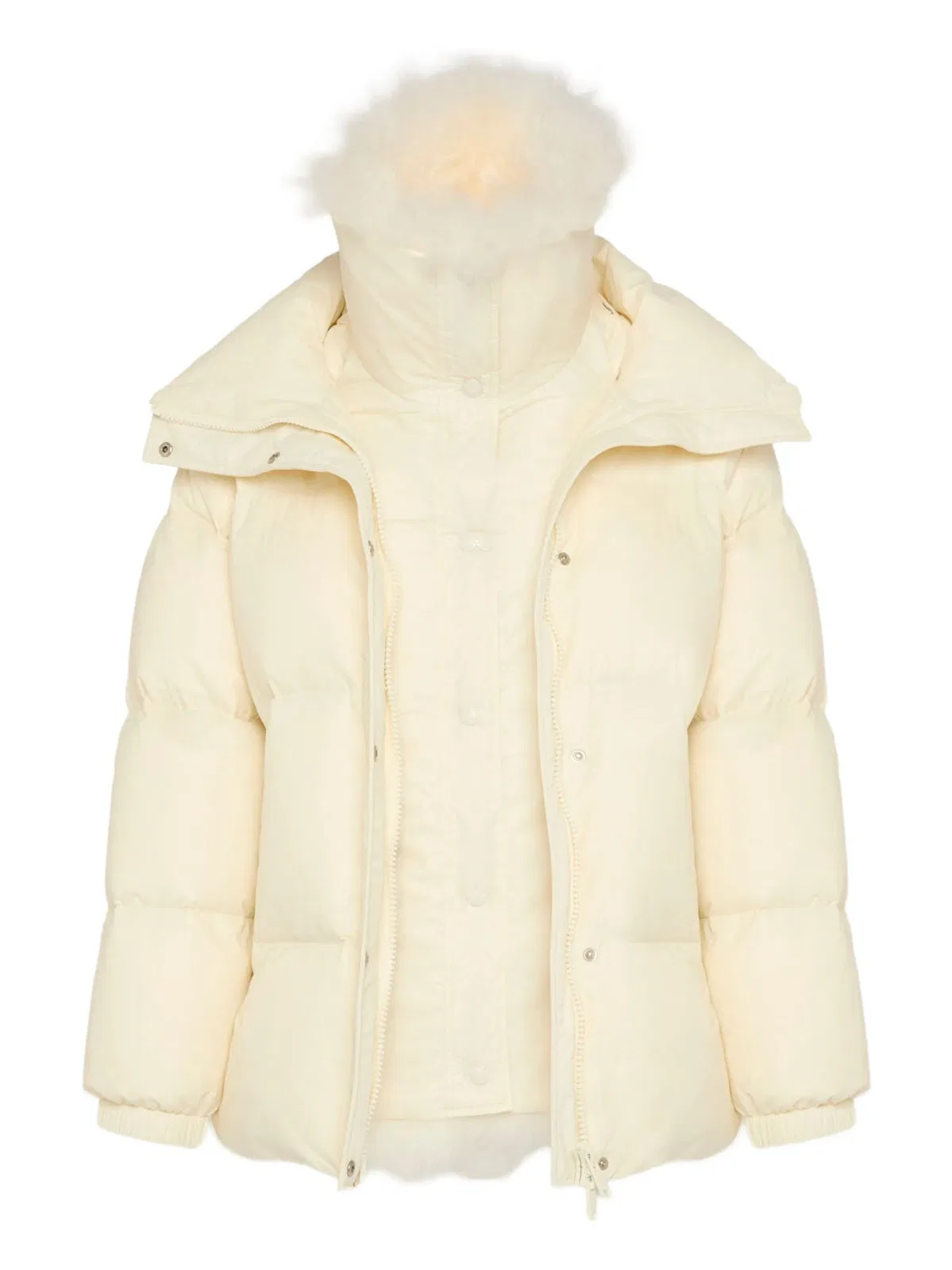 Yves Salomon Ys Army Collection: Mid-Length Down Jack