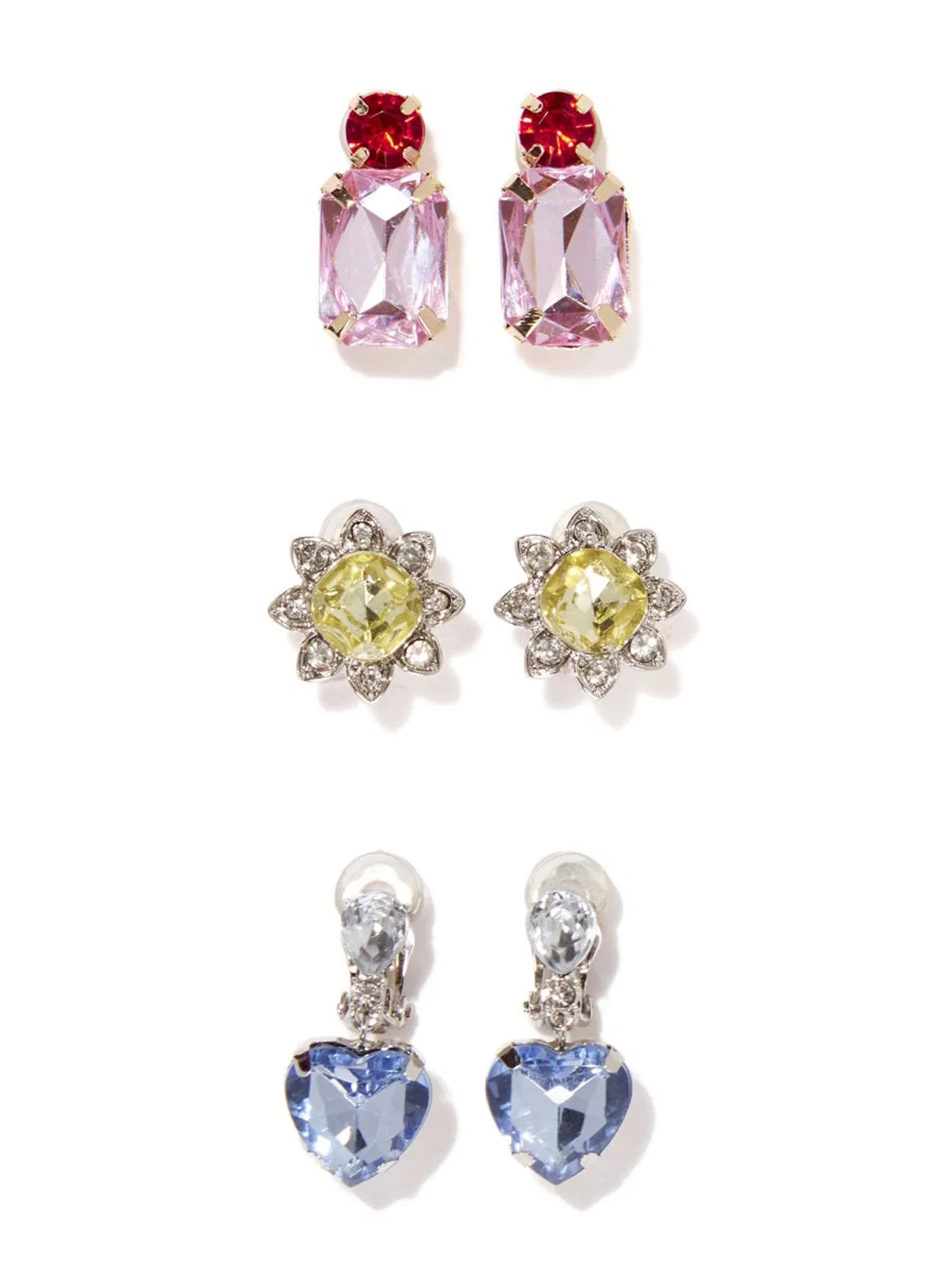 Super Smalls Dinner & Movie Clip-On Earring Set