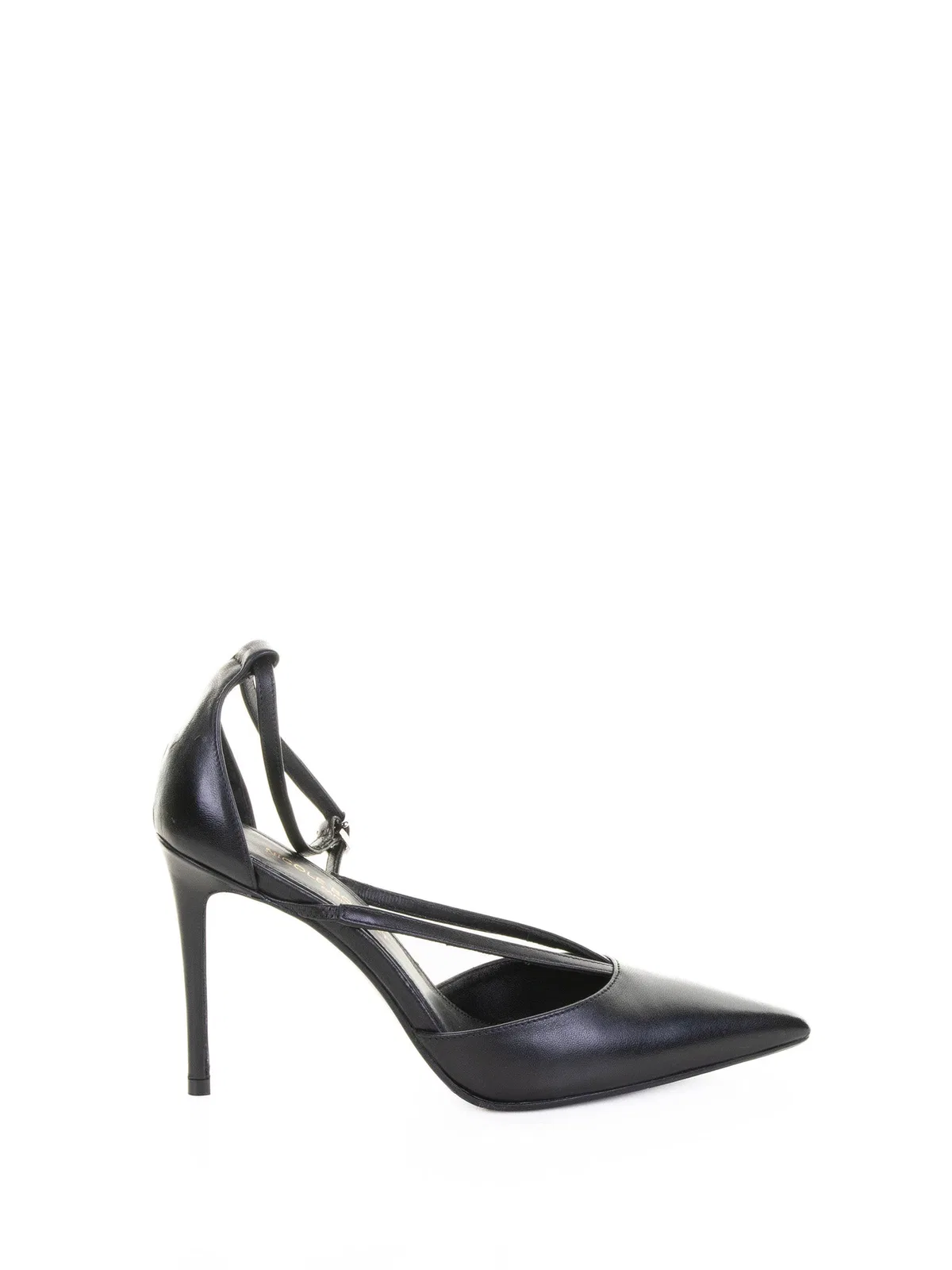 Chantal Black Nappa Leather Pump