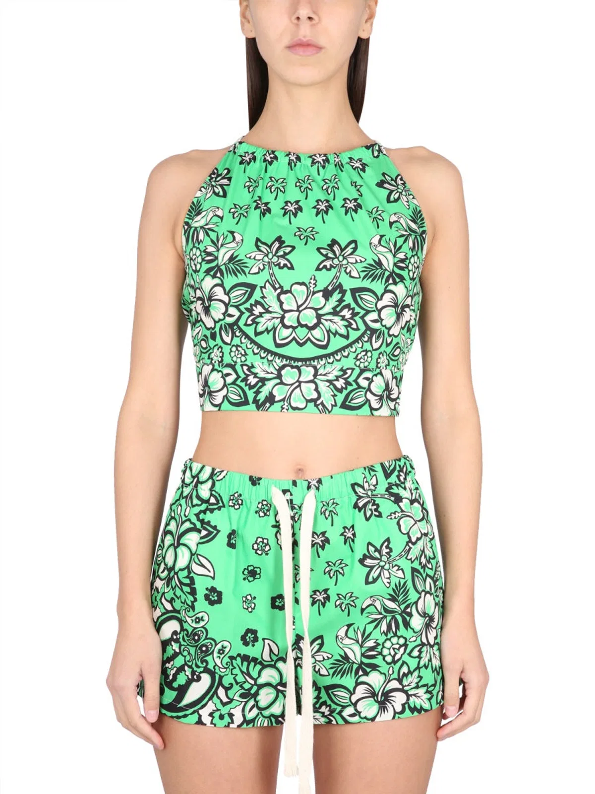 Red Valentino Carre' Bandana Top