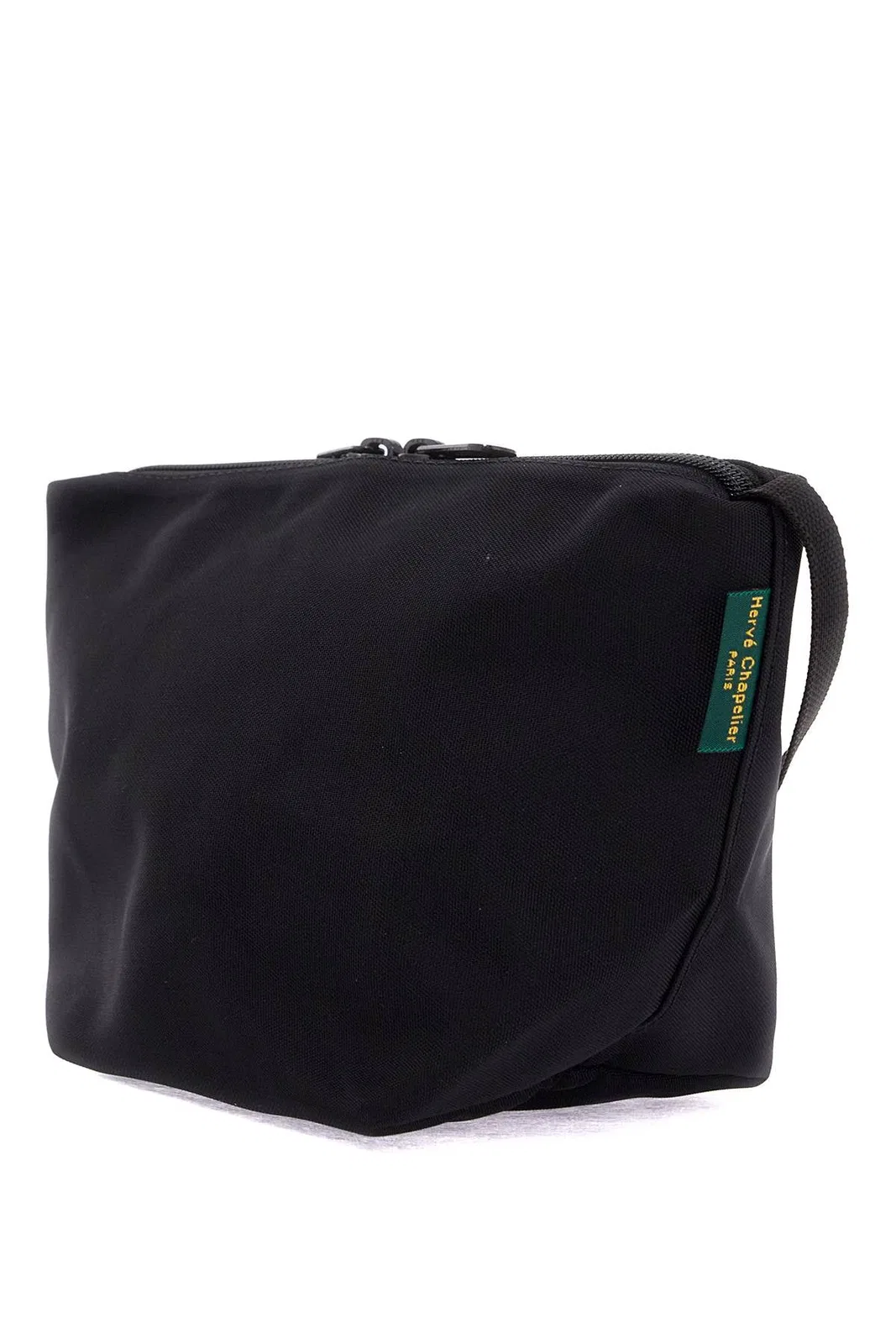Hervé Chapelier Black Canvas Crossbody Bag