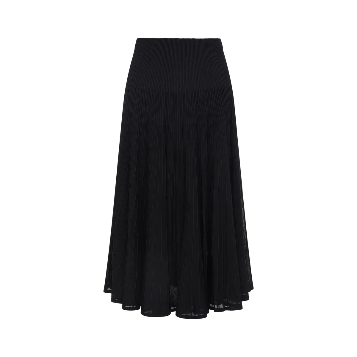 Ralph Lauren Collection Black Celia Mid Long Skirt