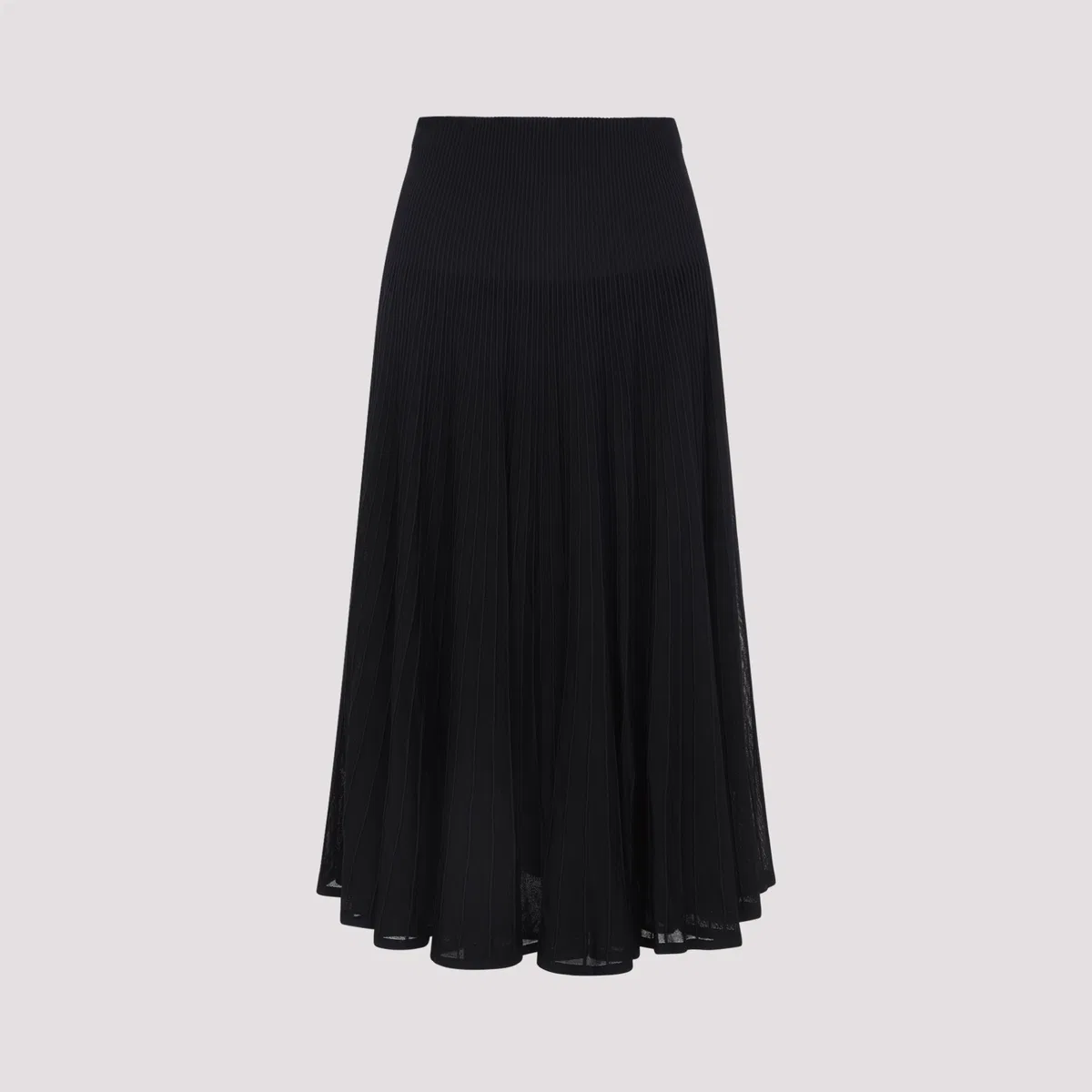 Ralph Lauren Collection Black Celia Mid Long Skirt