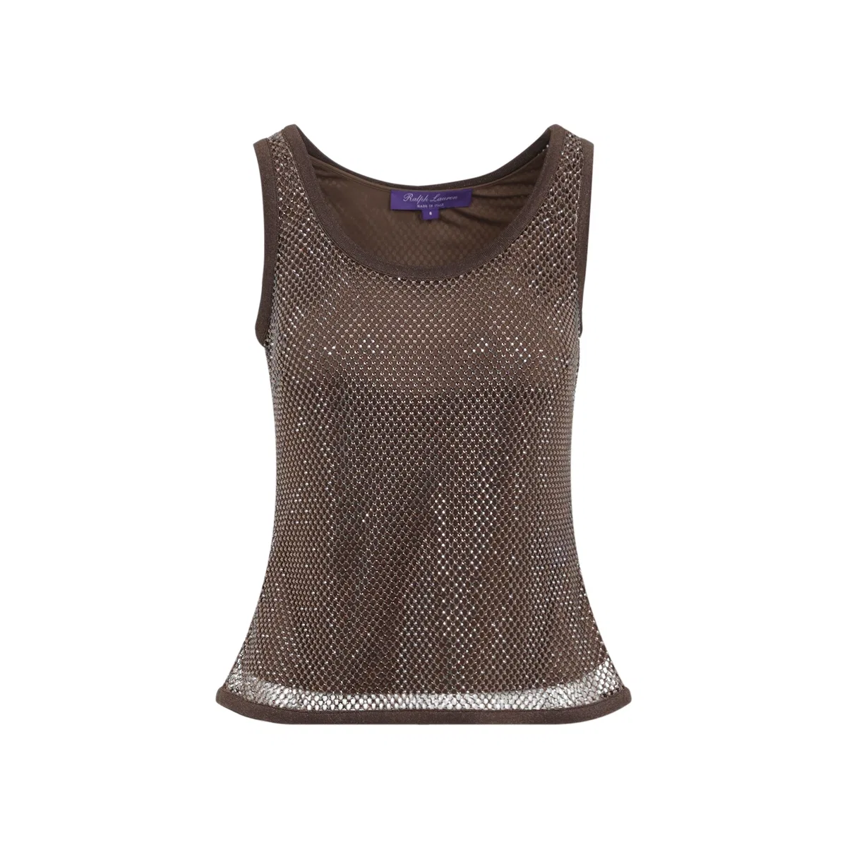 Ralph Lauren Collection Espresso Melony Tank Top
