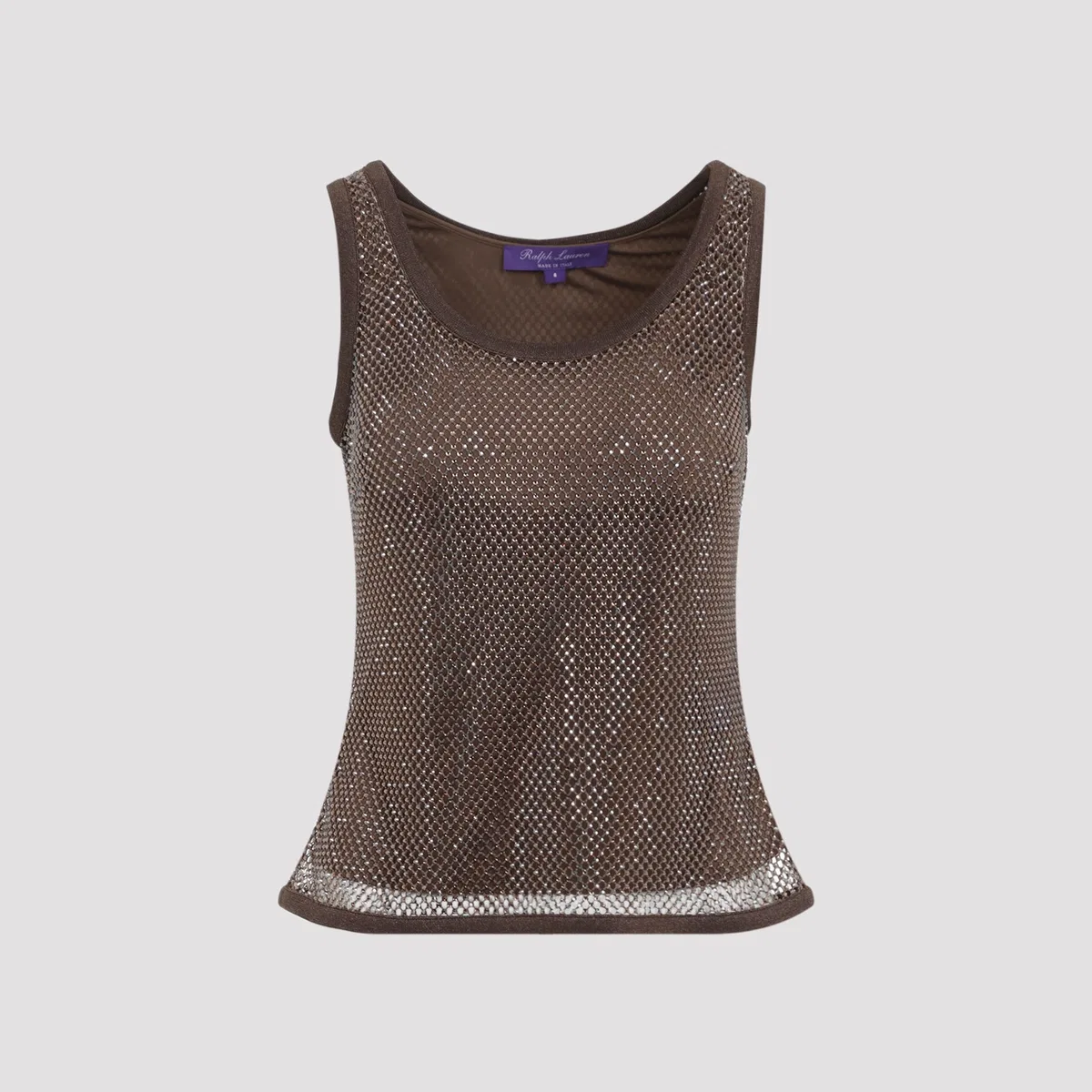 Ralph Lauren Collection Espresso Melony Tank Top