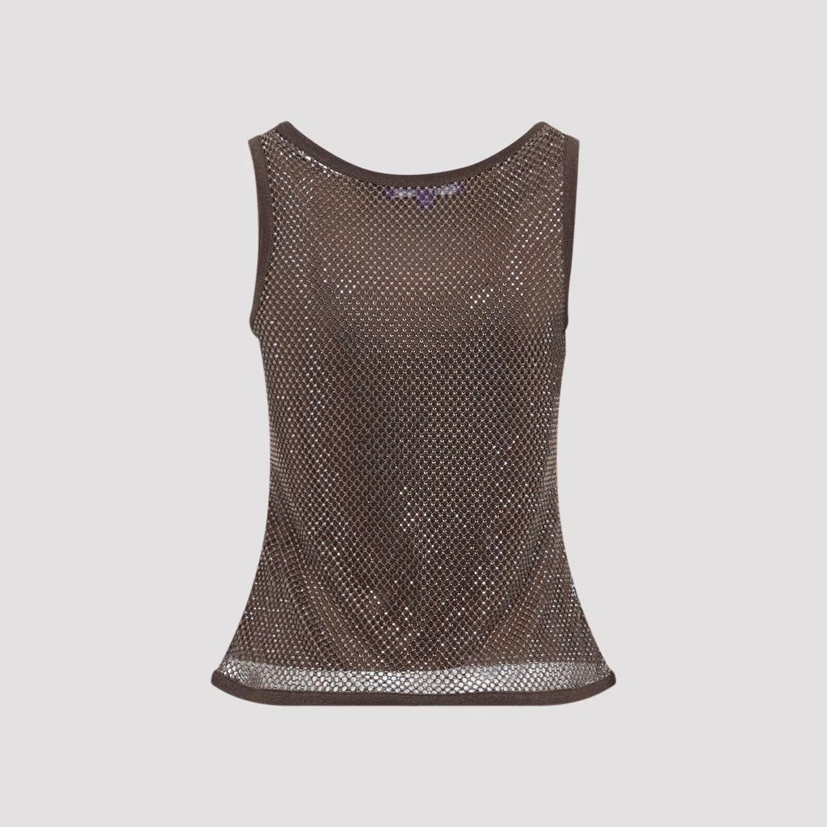 Ralph Lauren Collection Espresso Melony Tank Top