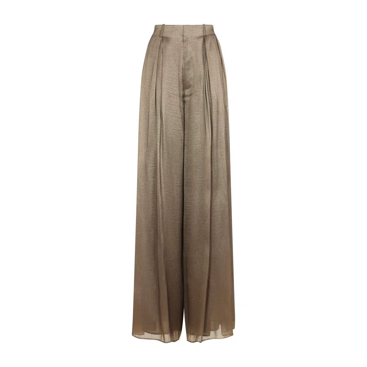 Ralph Lauren Collection Antique Brass Greer Pleated Trousers
