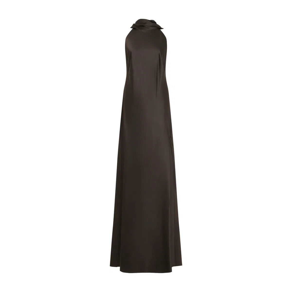Ralph Lauren Collection Sycamore Brown Chilton Long Dress
