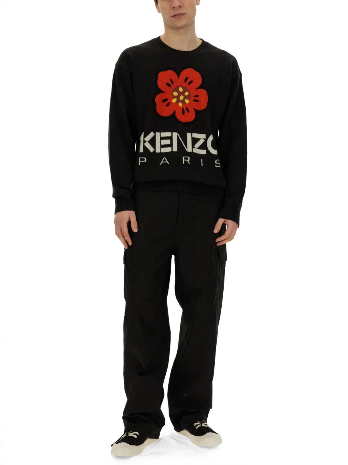 Kenzo Jersey With Embroidery Boke Flower