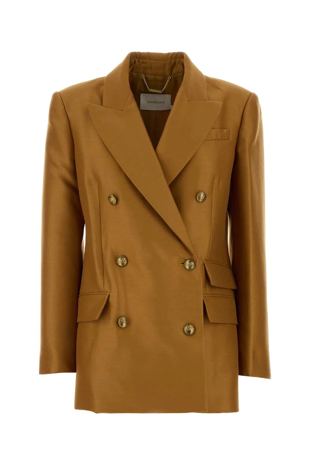 Zimmermann Caramel Wool Blend Hypnotic Blazer