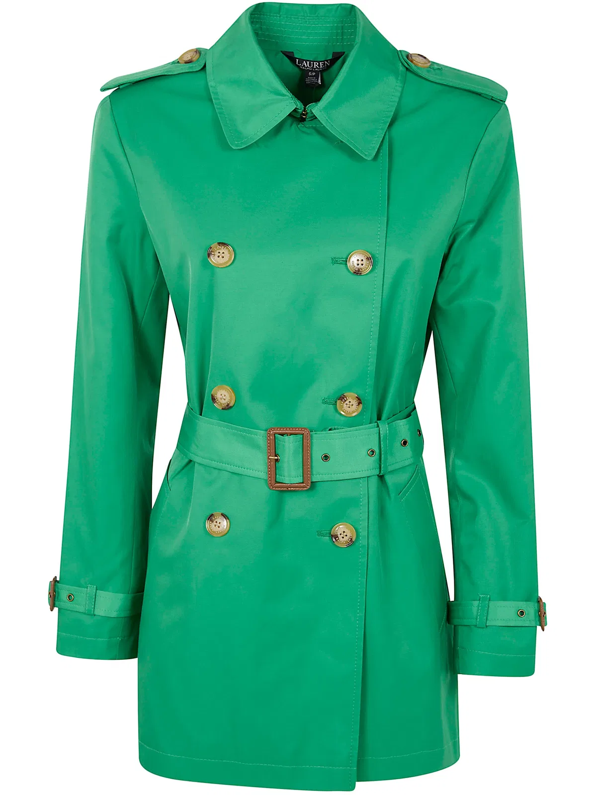 Lauren Ralph Lauren Double Breasted Belted Trench 30" Lined 
