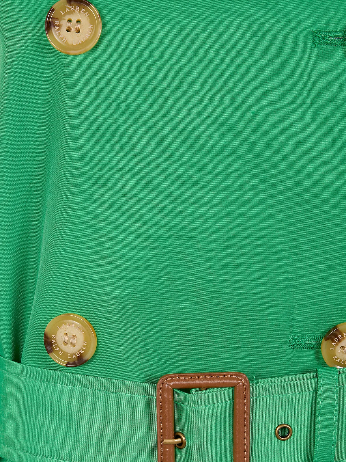 Lauren Ralph Lauren Double Breasted Belted Trench 30" Lined 