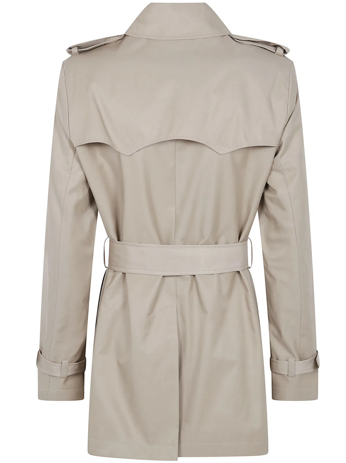 Lauren Ralph Lauren Double Breasted Belted Lined Coat