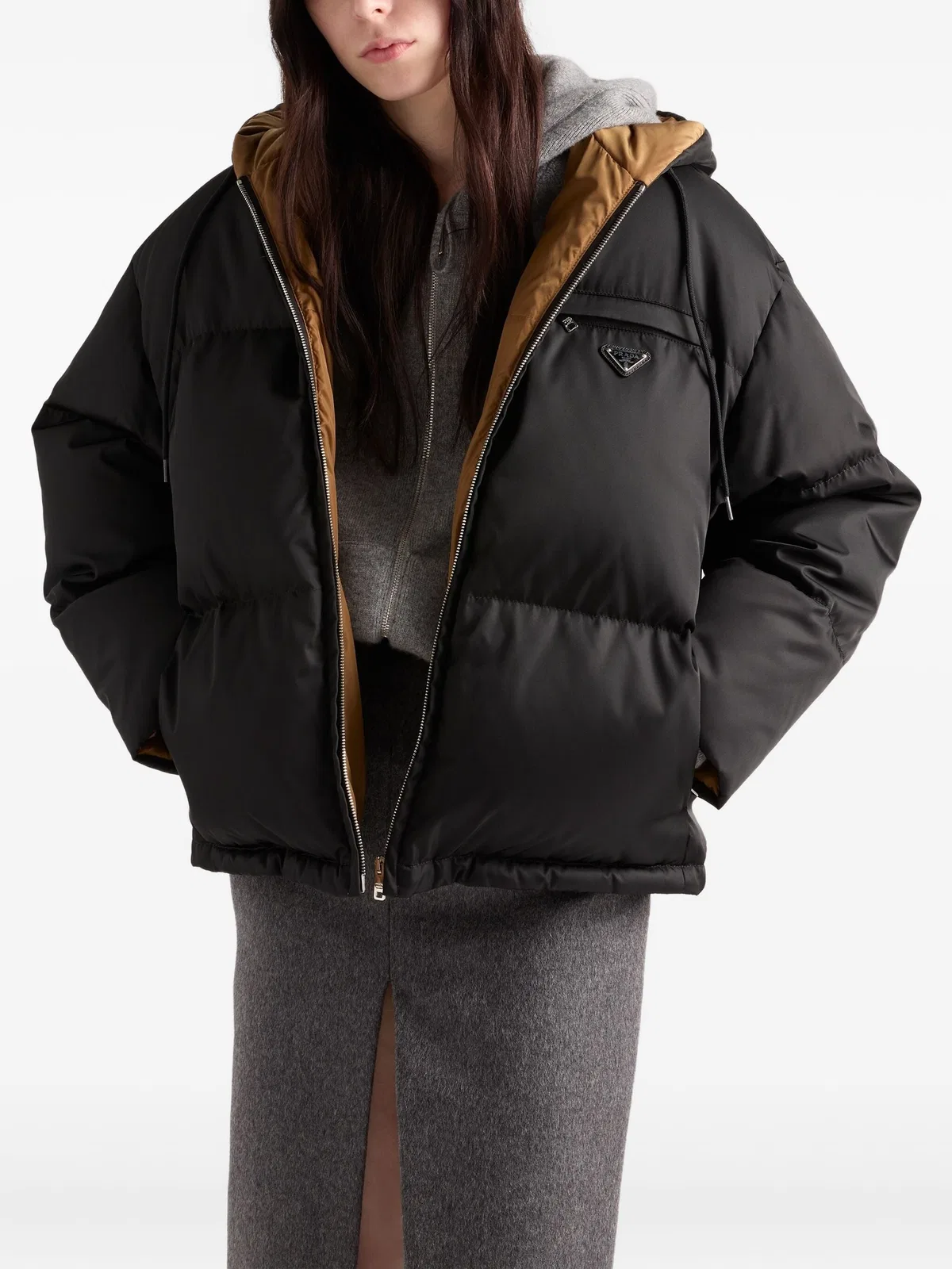 Prada Hooded Puffer Jacket