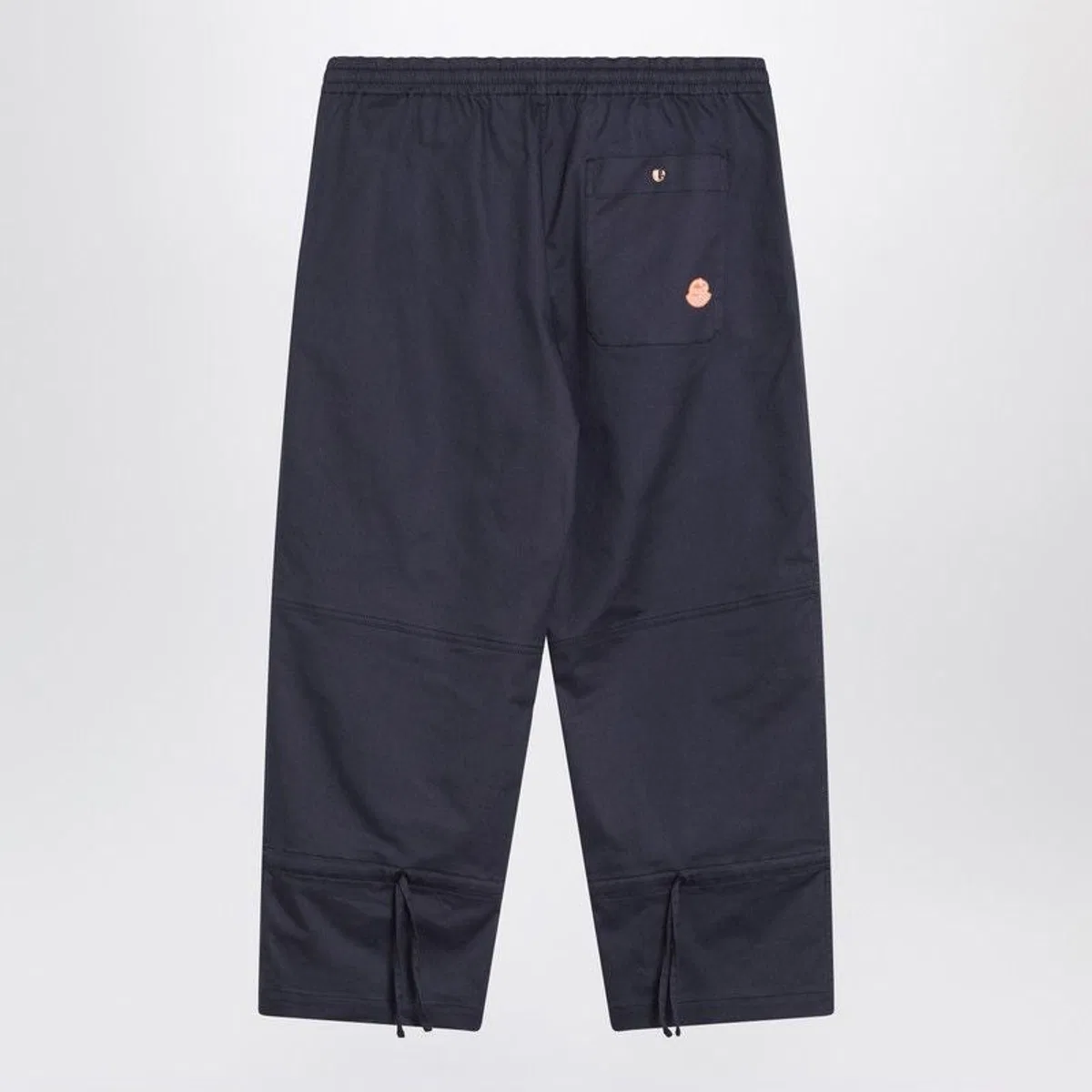 Moncler Genius Blue Trousers In Cotton Gabardine