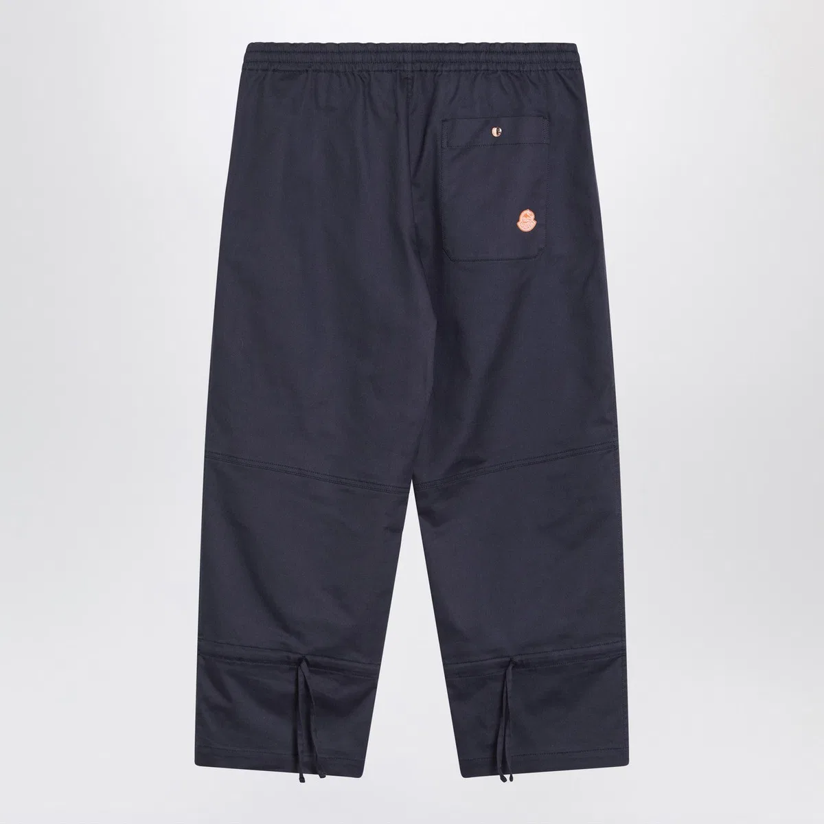 Moncler Genius Blue Trousers In Cotton Gabardine