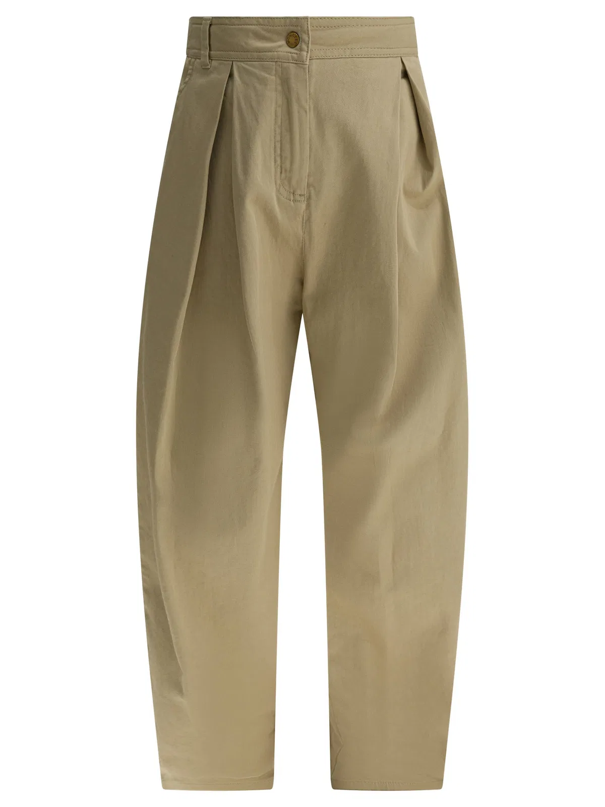 Moncler Kids Beige Cotton Trousers
