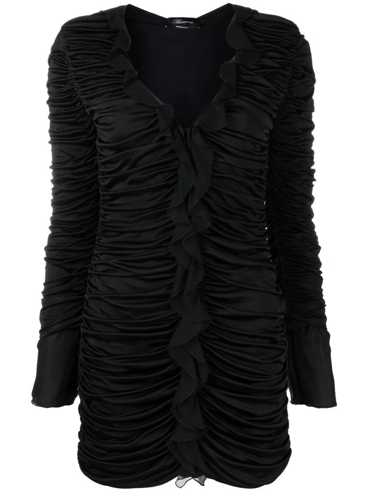 Blumarine Black Viscose Short Dress