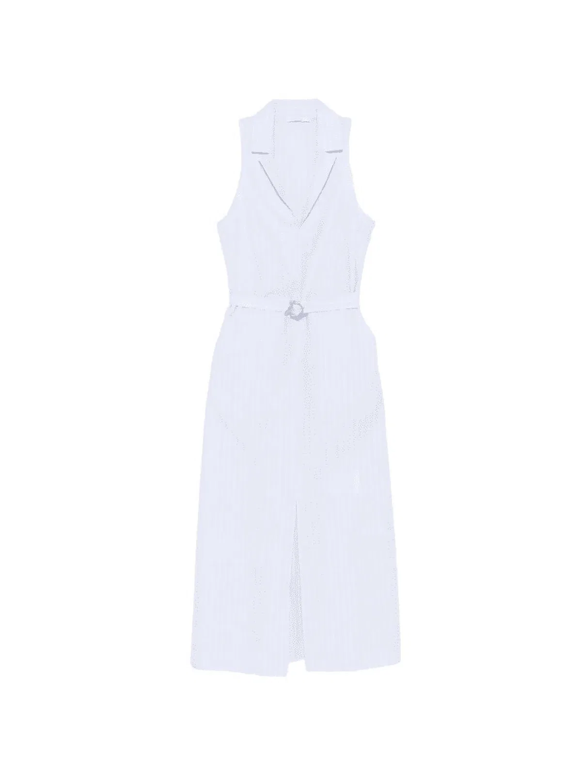 Patrizia Pepe Striped Belted Midi Dress