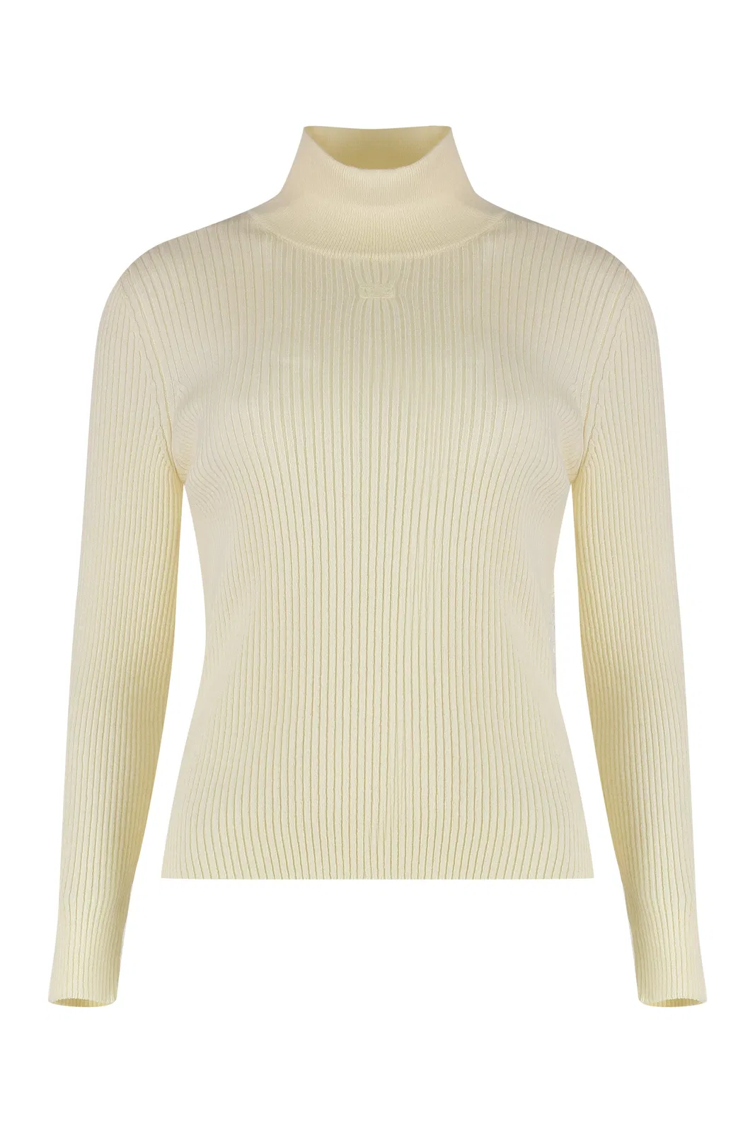 Celine High-Neck Wool Top