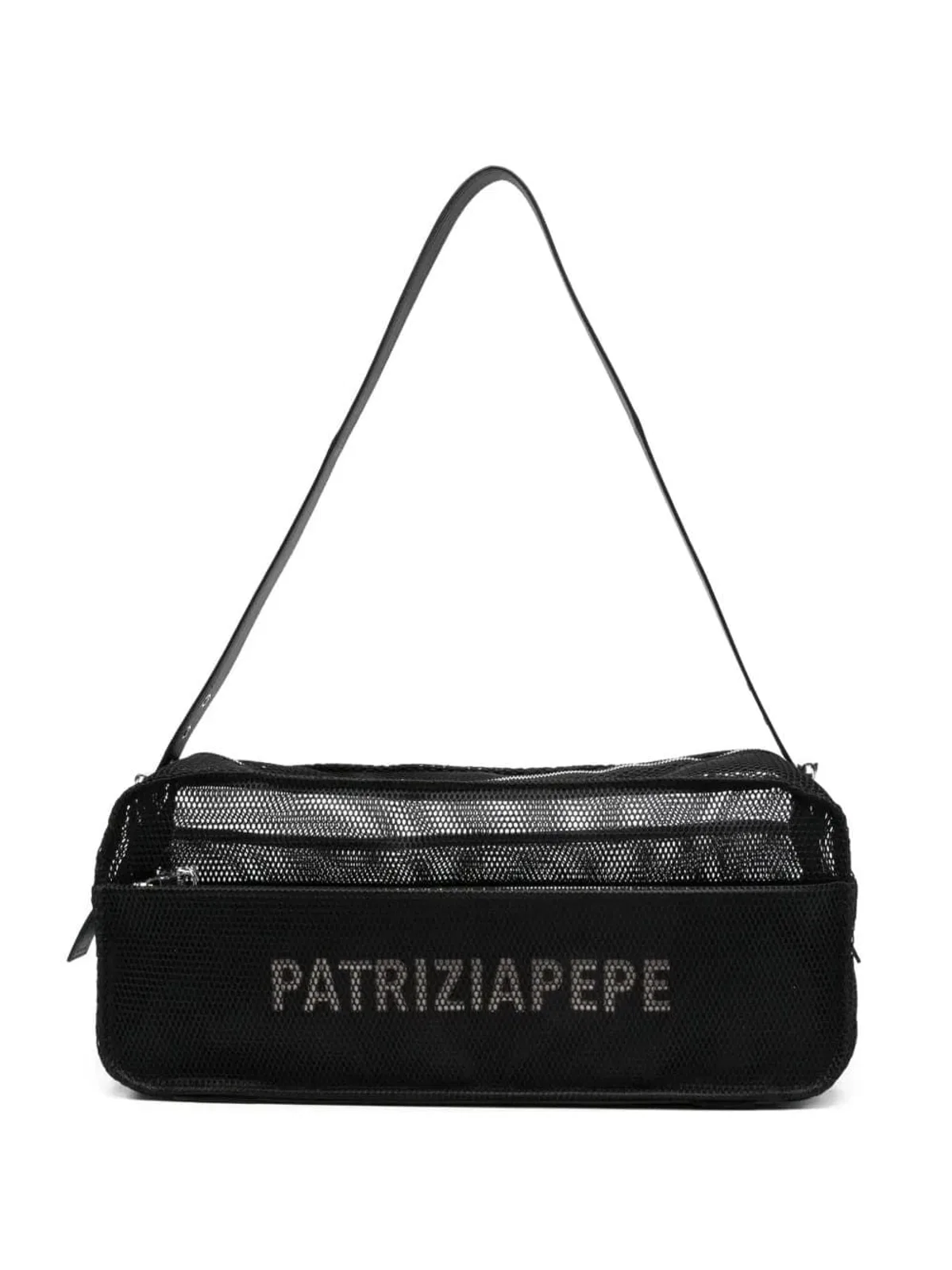 Patrizia Pepe Mesh Crossbody Bag